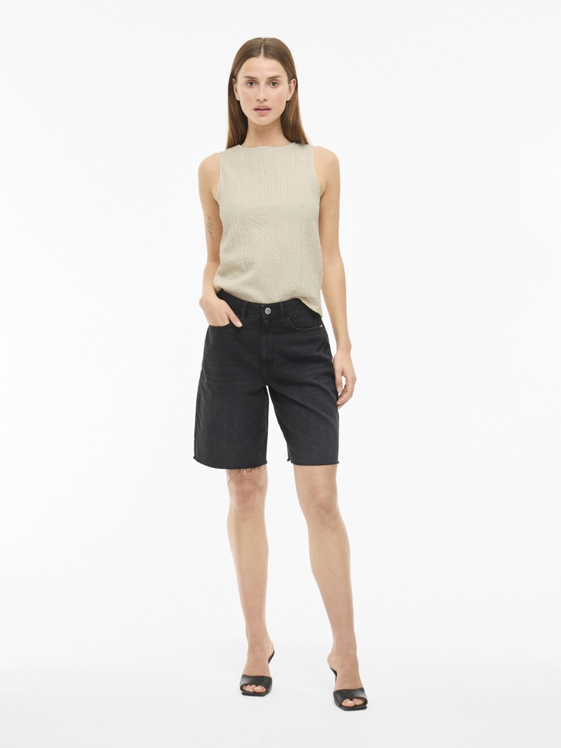 Vila Blusentop VIROMIRA O-NECK S/L TOP