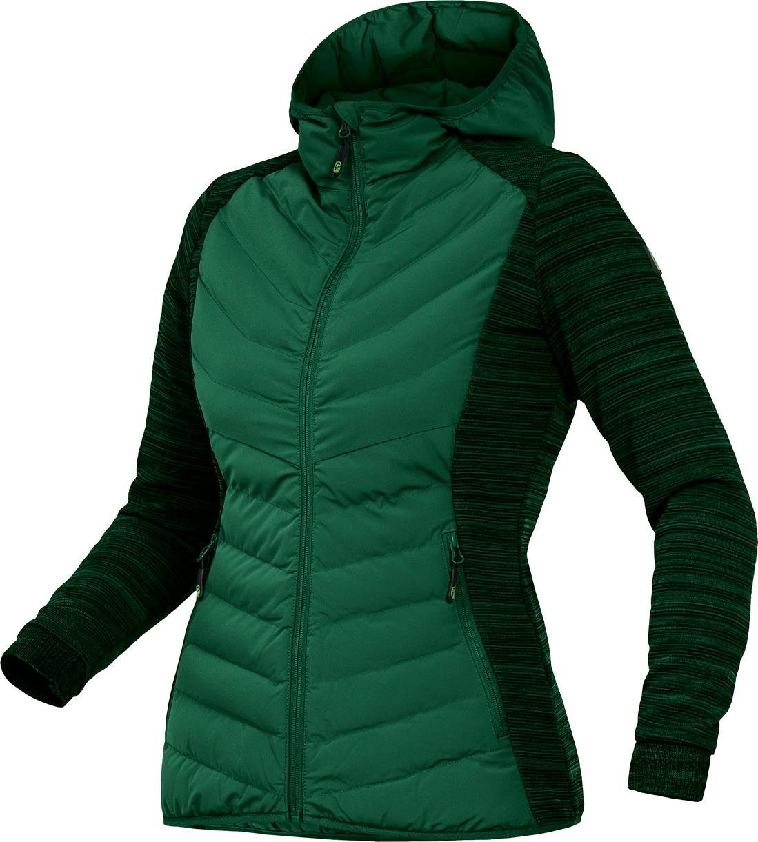 Leibwächter Arbeitshose Arbeitsjacke Damen-Hybridjacke grün Größe 42 (1-tlg)