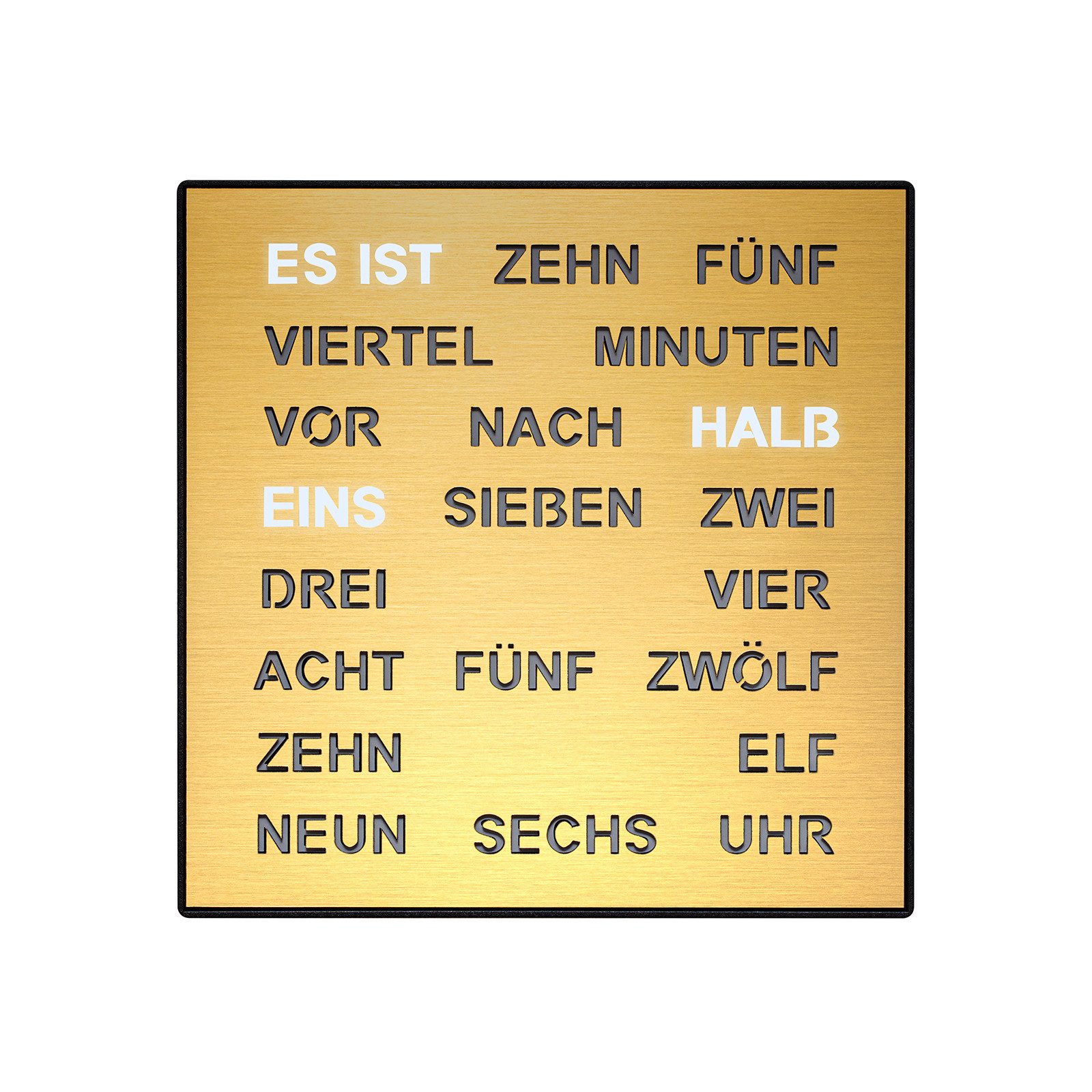 FILIUS zeitdesign Wanduhr Wortuhr als Tisch- günstig online kaufen