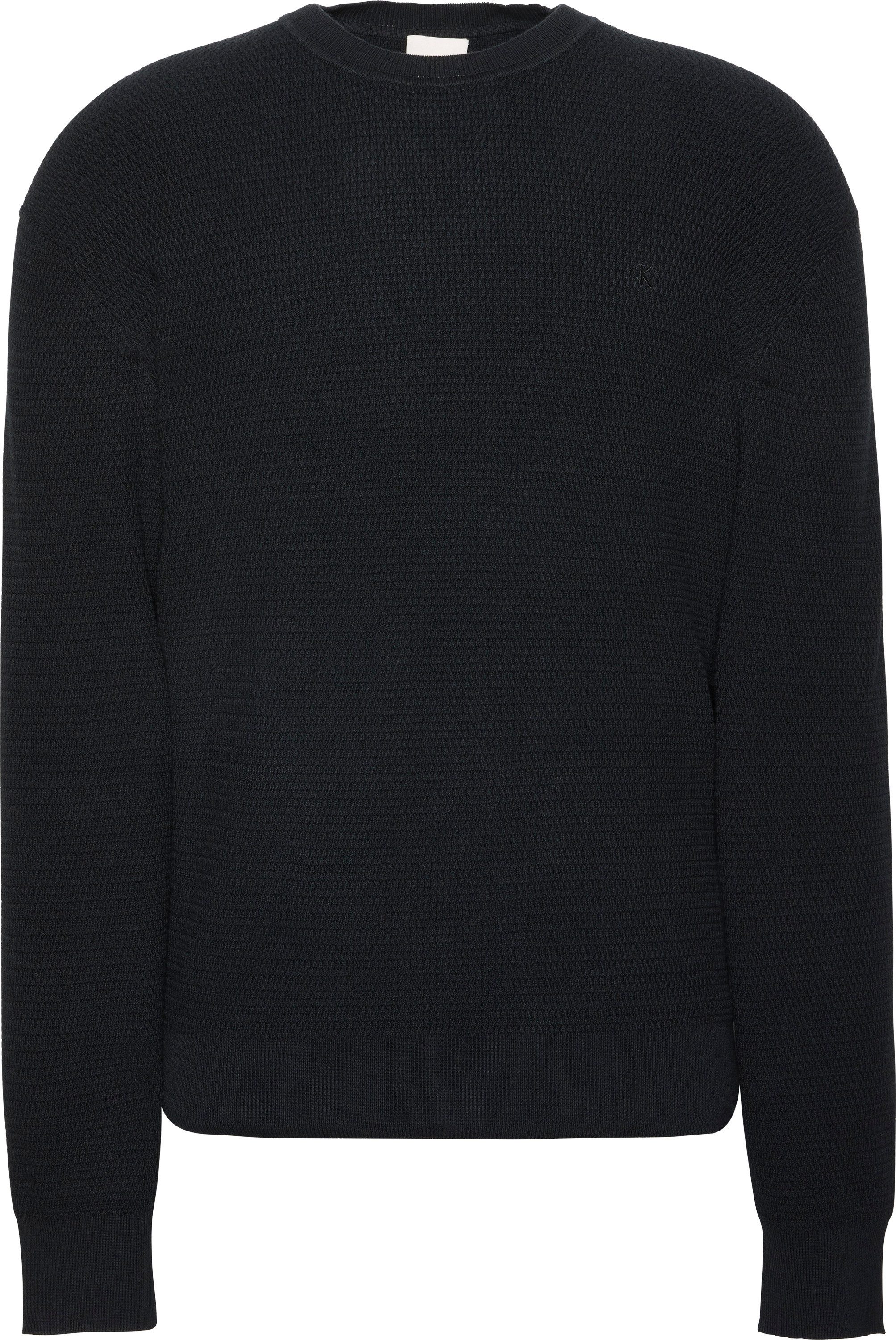 Strickpullover LS TXTR CTTN CRWNK S