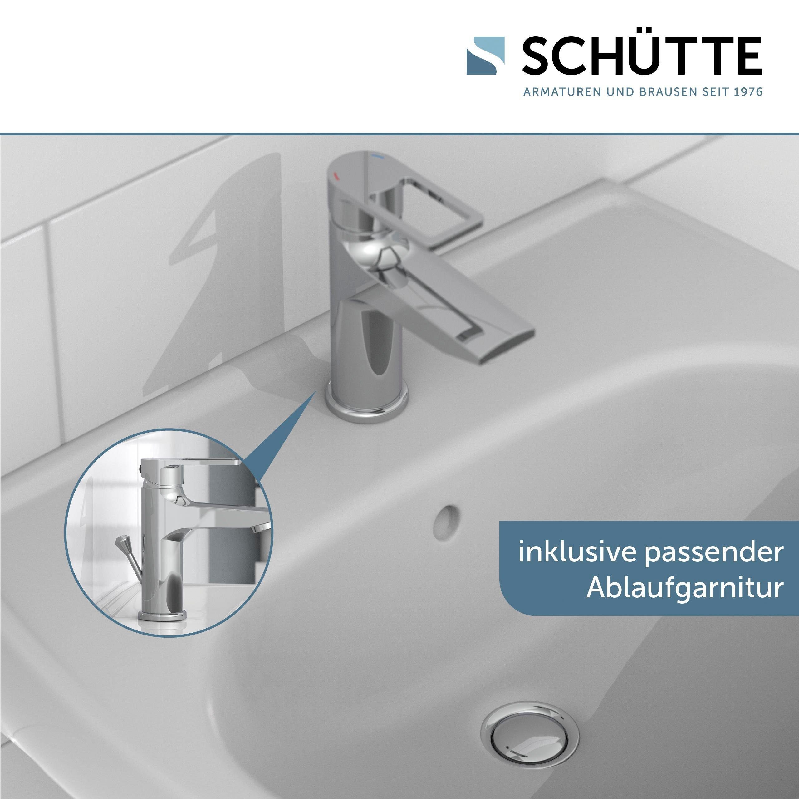 Schütte Waschtischarmatur DERBY Wasserhahn Bad, geräuscharm, Marken Mischdüse – Bild 5 von 5