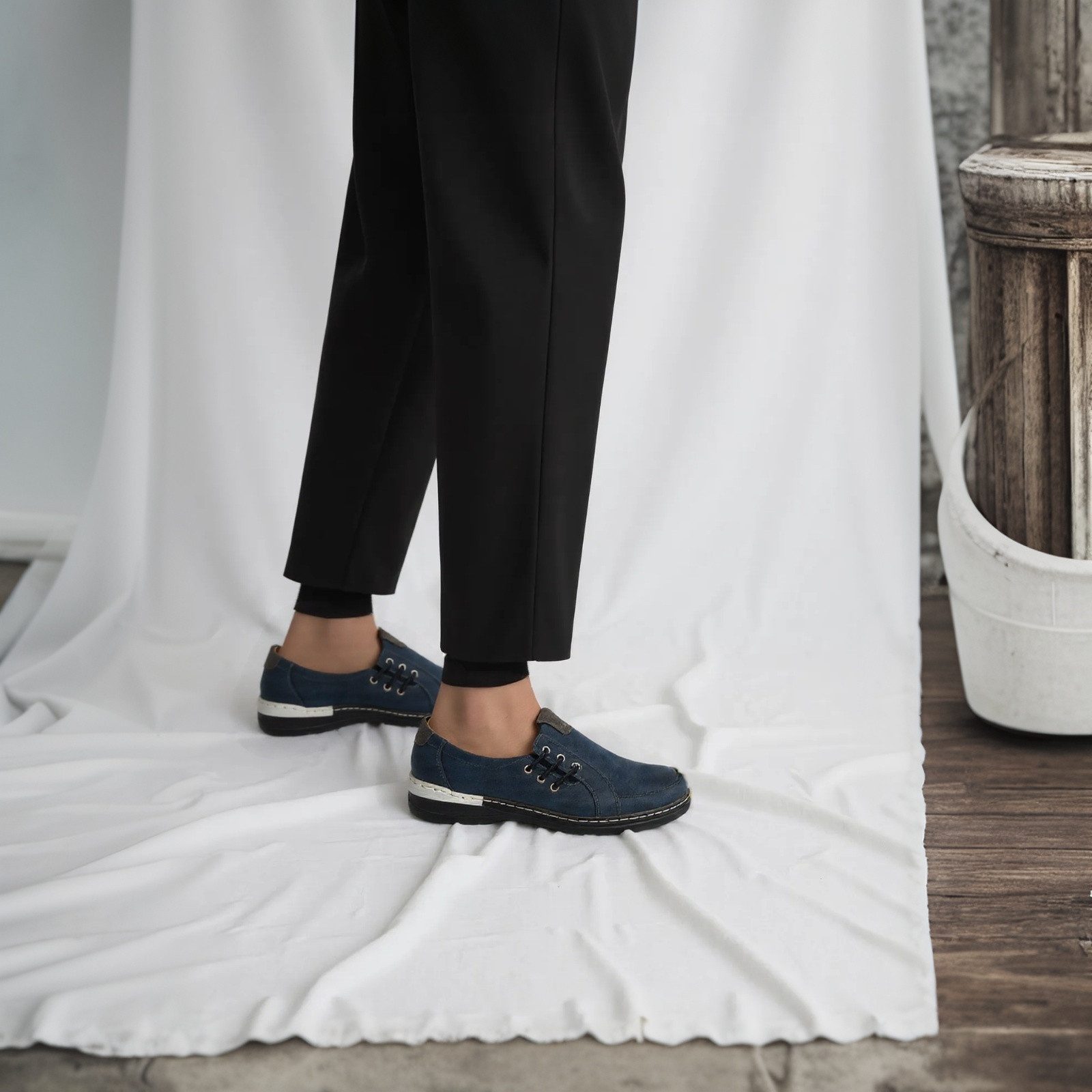 Nowaland Bequeme Damen-Slipper Mokassin Leicht, atmungsaktiv und komfortabel – Bild 5 von 5