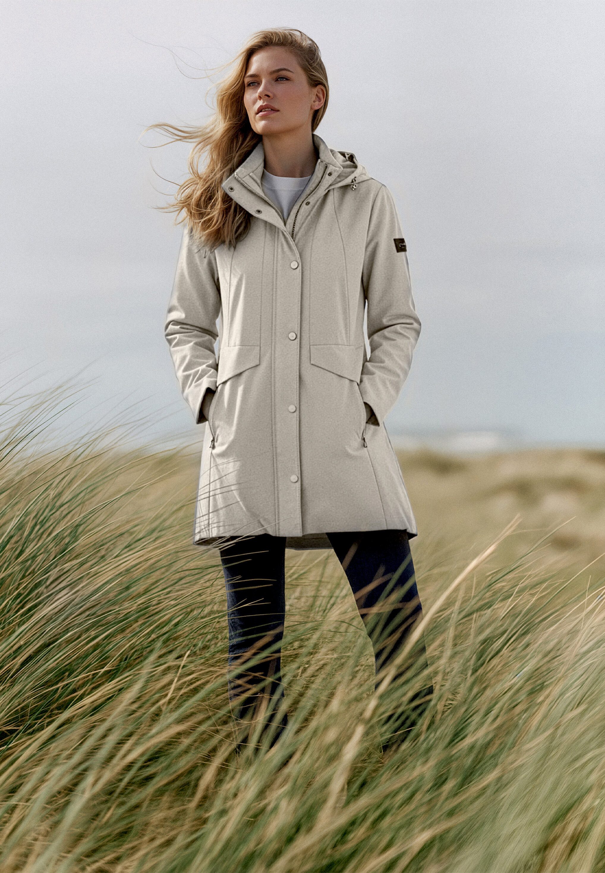 Betty Barclay Outdoorjacke Damen mit abnehmbarer Kapuze