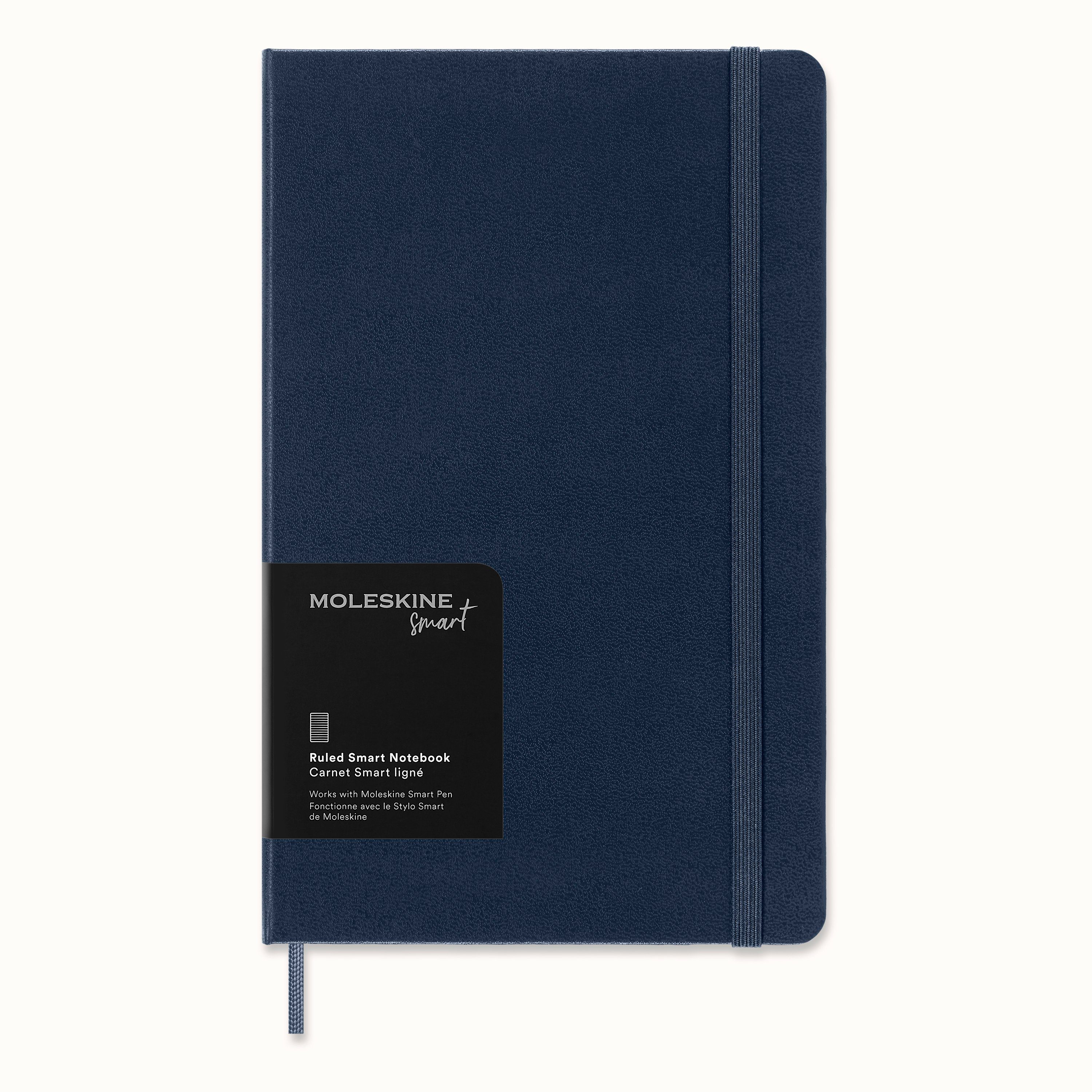 MOLESKINE Notizbuch, Smart A5, liniert, Fester Einband Saphir