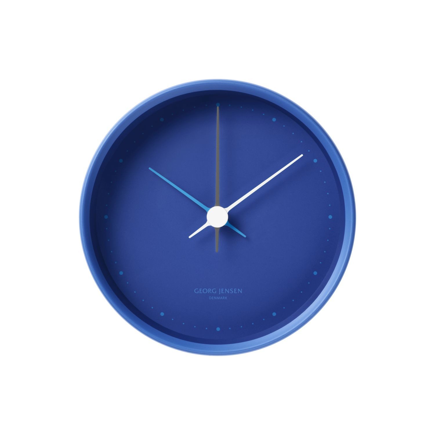 Georg Jensen Wanduhr Henning Koppel Iconic Blue 10 cm
