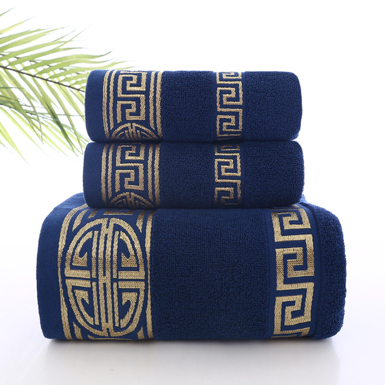 BYSURE Handtuch Set, (3-St), 3er-Pack Baumwollhandtuchset günstig online kaufen