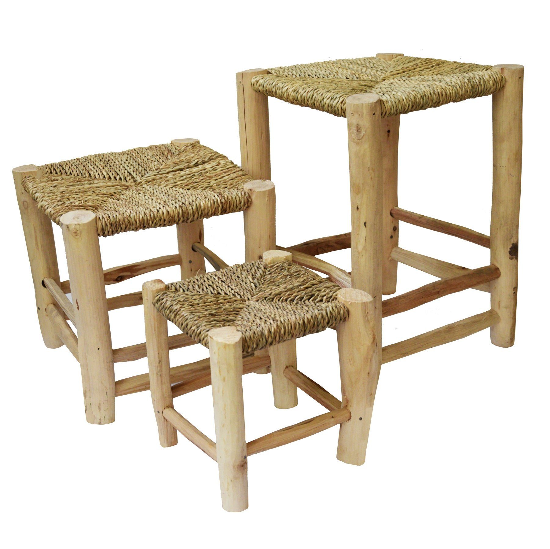 SIMANDRA Hocker marokkanischer Fußhocker Blumenbank 2