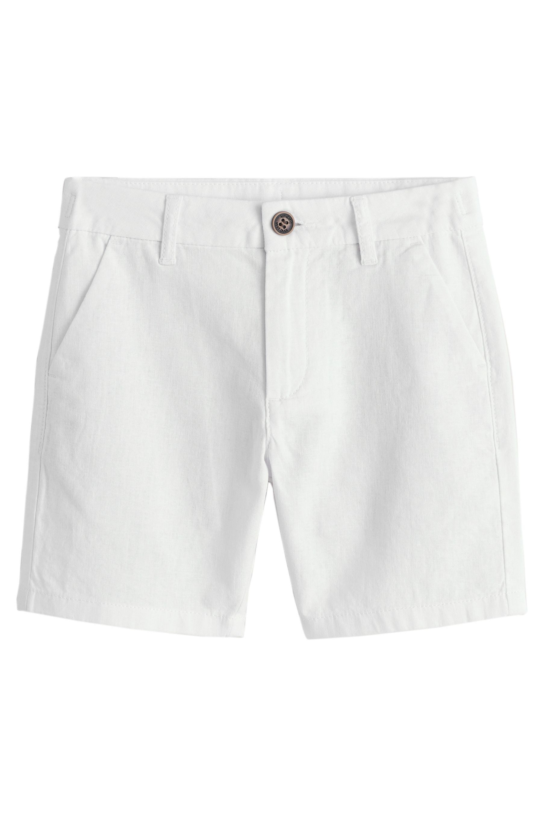 Shorts Chinoshorts aus Leinen