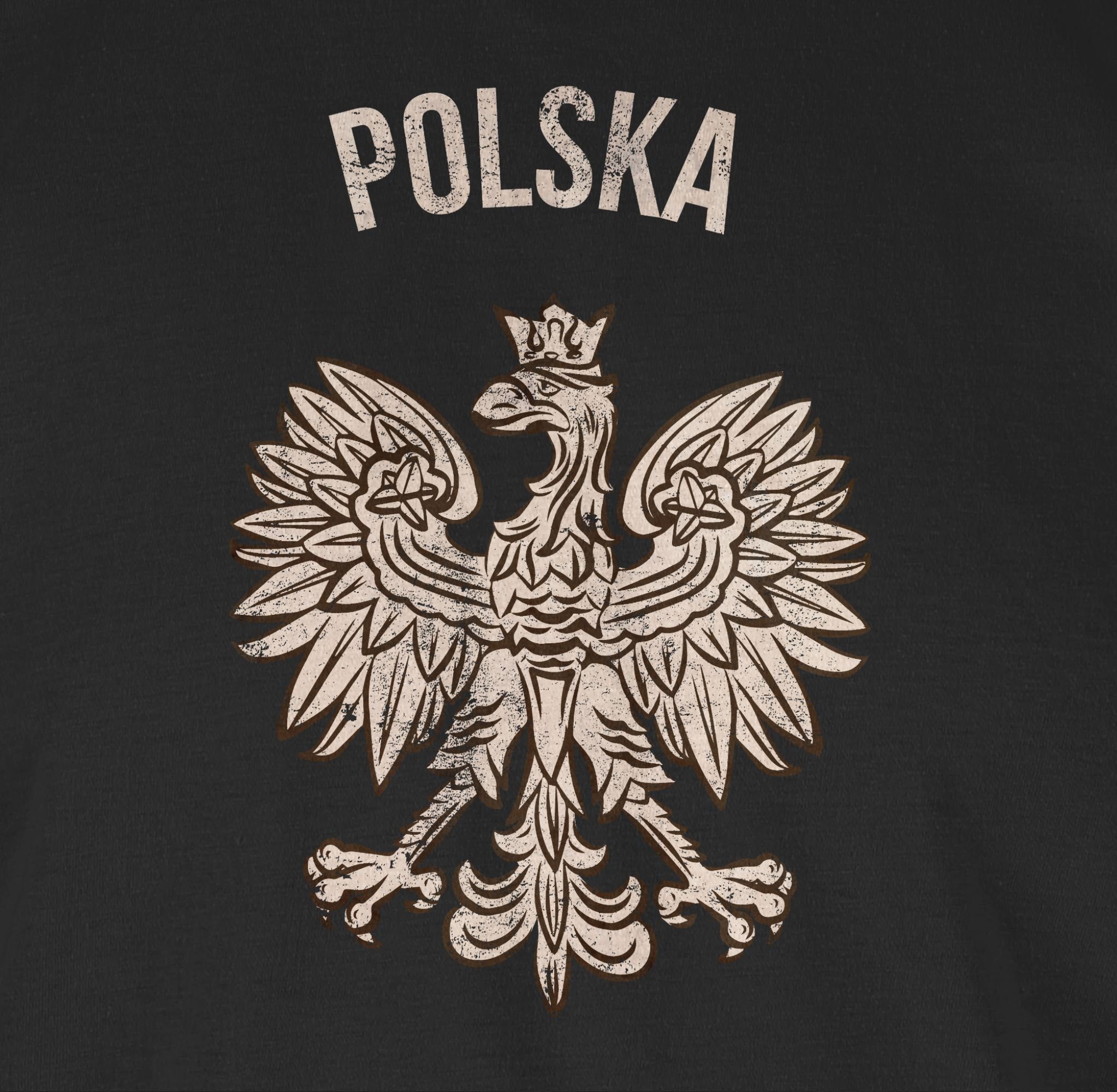 Shirtracer T-Shirt Polska Polnisches Adlerwappen Polen 2026 Fussball WM Fanartikel