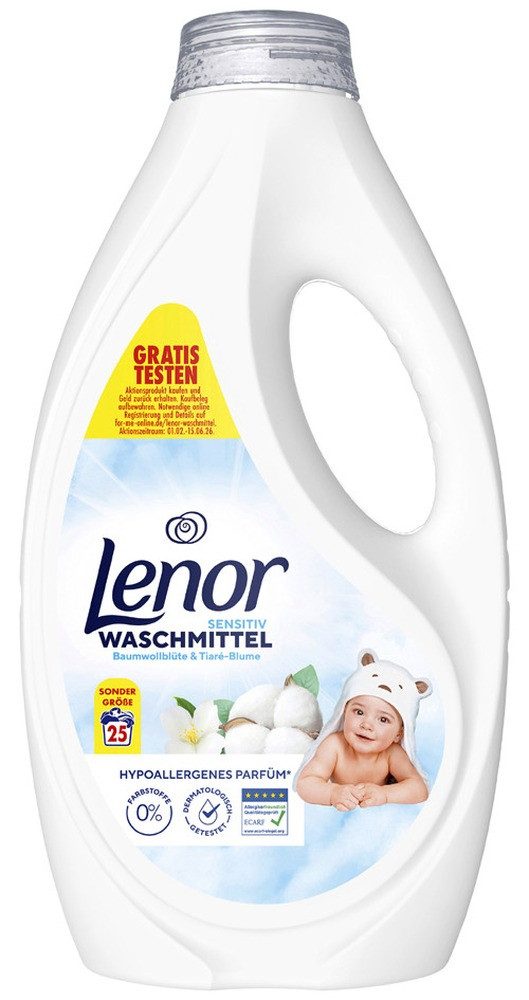 LENOR Lenor SENSITIV Waschmittel flüssig Colorwaschmittel