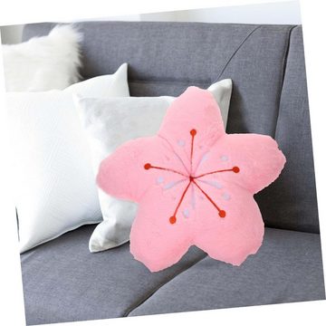 KIKI Stuhlkissen Plüsch Sitzkissen Blumen-Wurfkissen Plüsch-Sakura-Kissen Rückenlehne