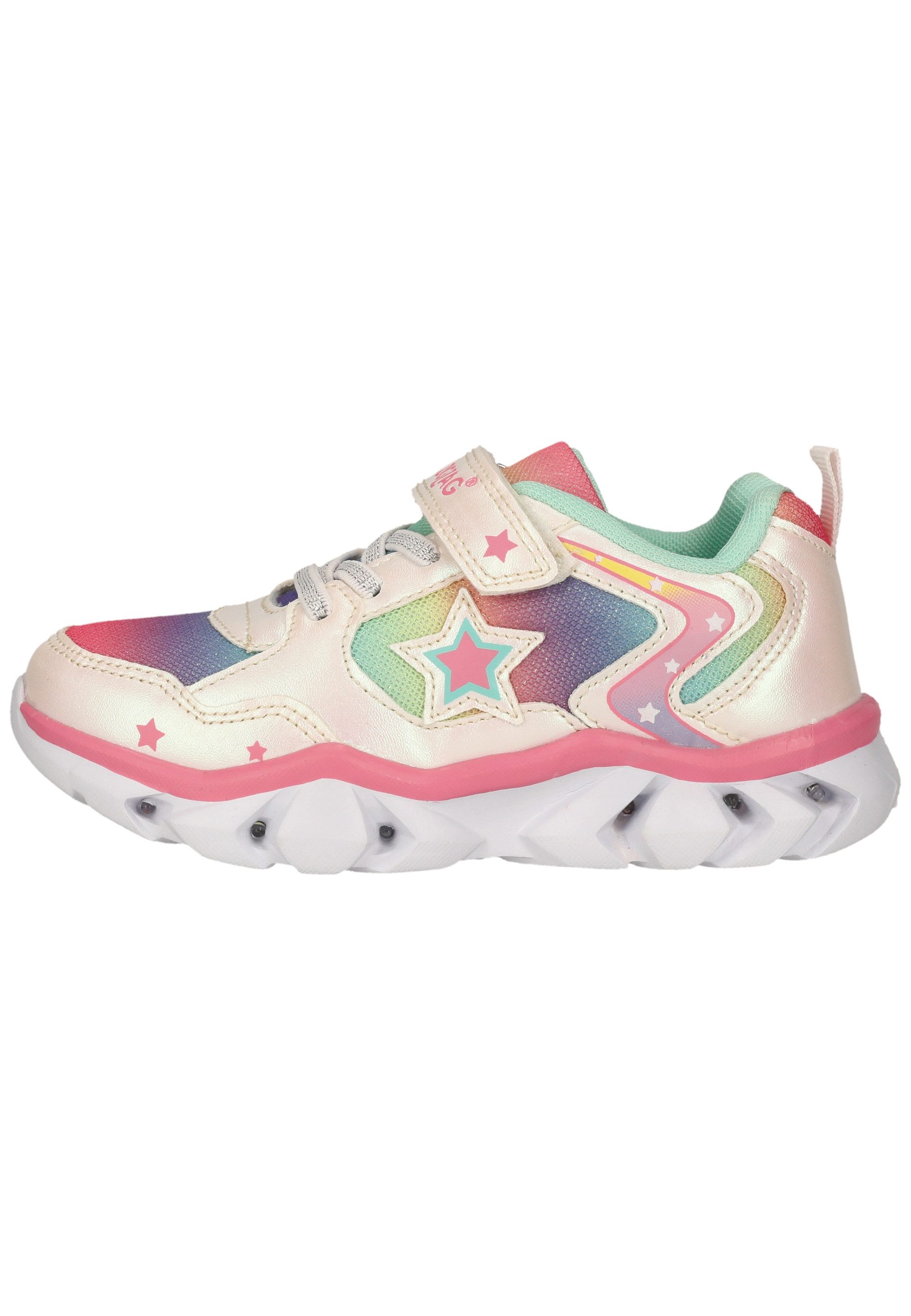 ZIGZAG Saserta Sneaker im stylischen Metallic-Design mit aufleuchtender Sohle