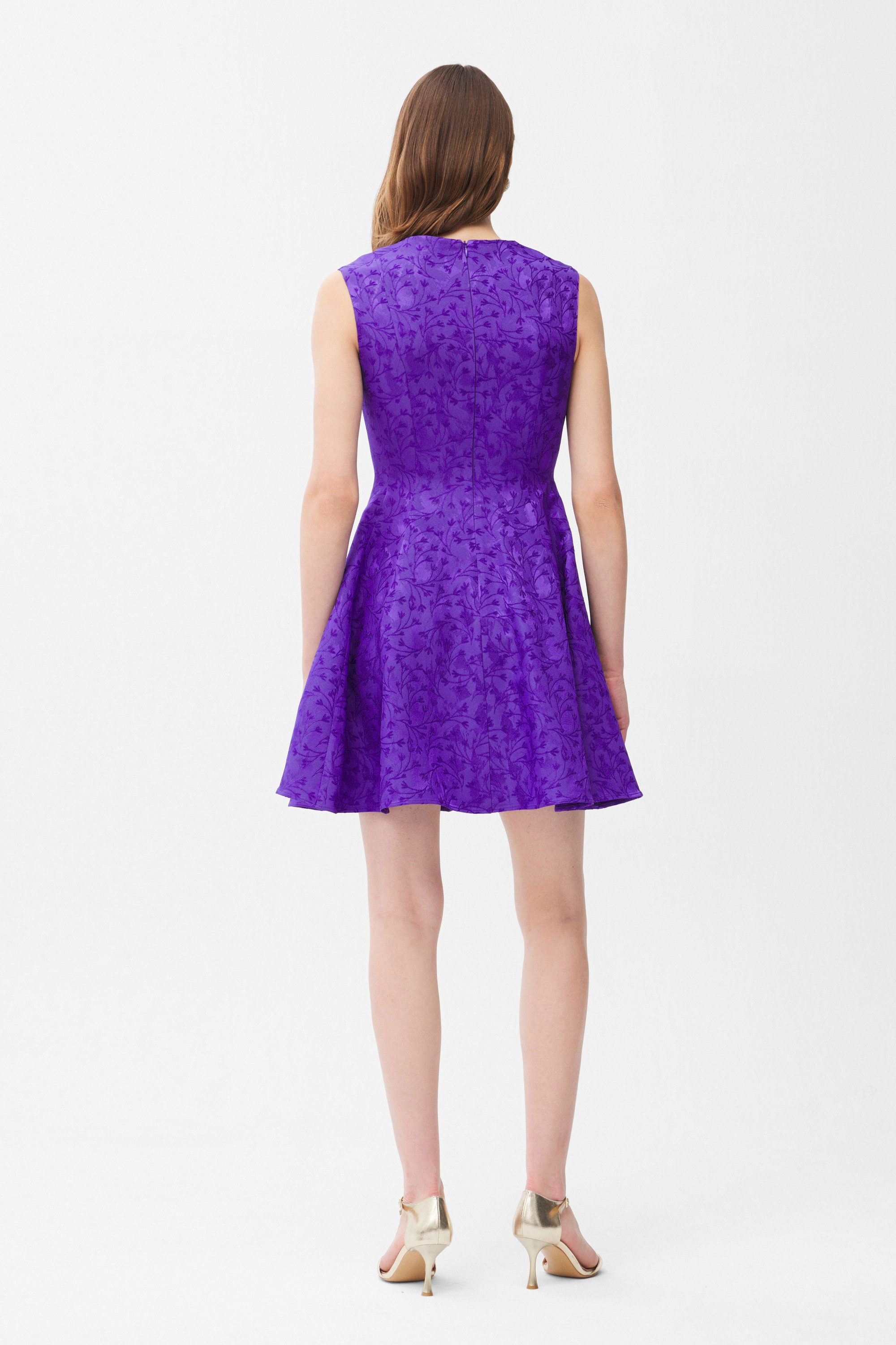 adL Jerseykleid Kleid mit V-Ausschnitt