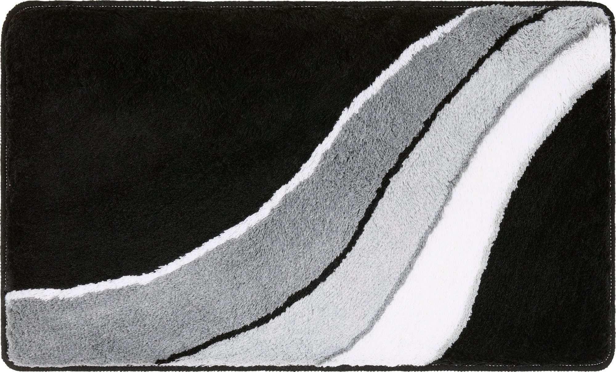 Erwin Müller Badematte Badematte "Veria", Höhe 27 mm, eckig, Streifen/Grafik/gemustert