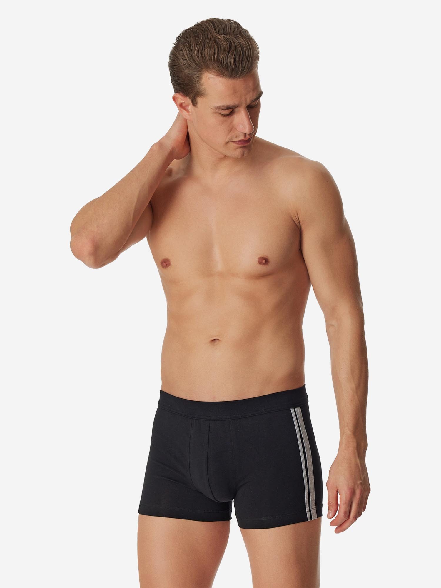 Schiesser Retro Boxer 6er Pack - 95/5 Stretch - Organic Cotton (Spar-Set, 6-St) Retro Short / Pant - Baumwolle - ohne Eingriff