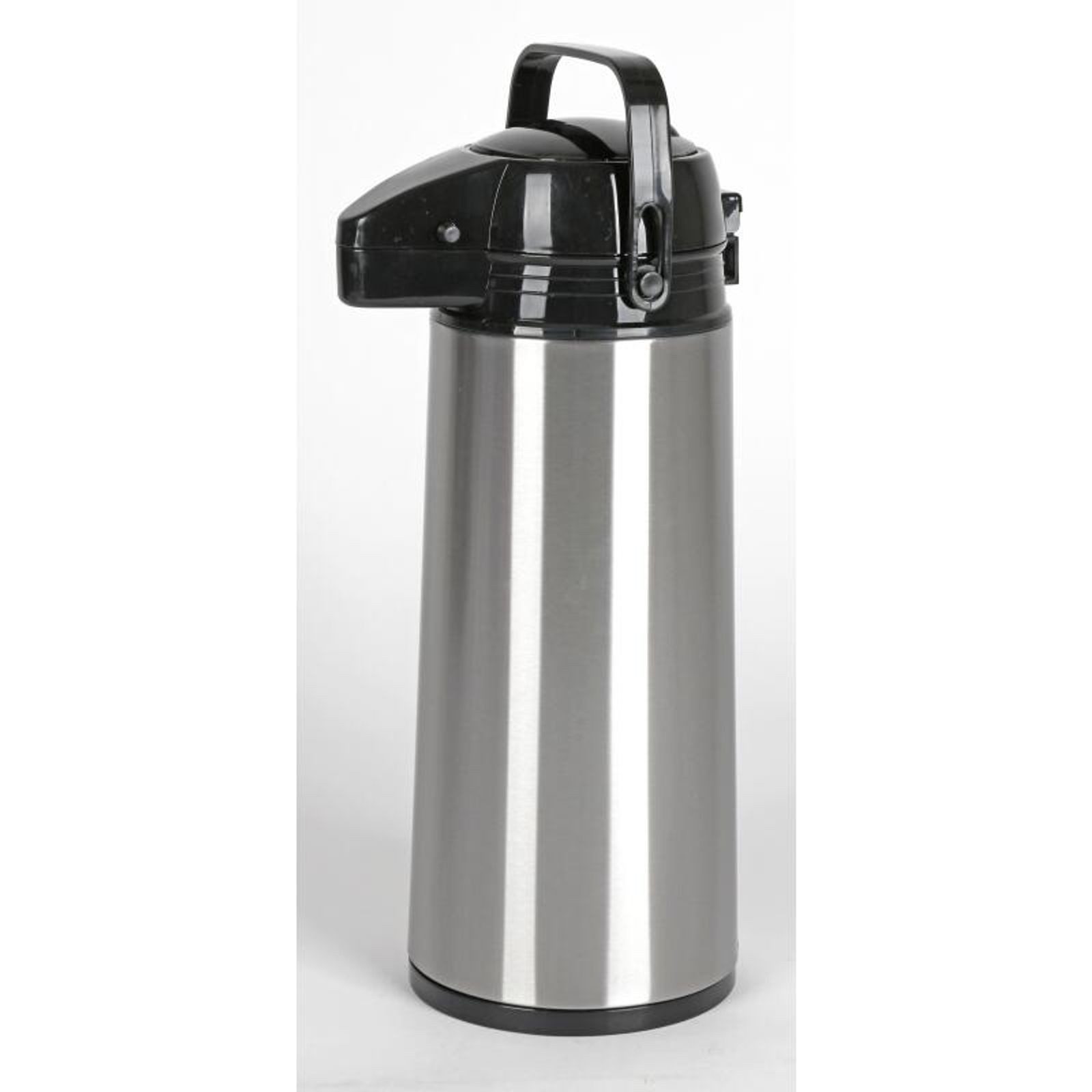BURI Isolierkanne Edelstahl-Isolierkanne 1,8L Kaffee Tee mit Pumpsystem & Tragegriff, 1800 l
