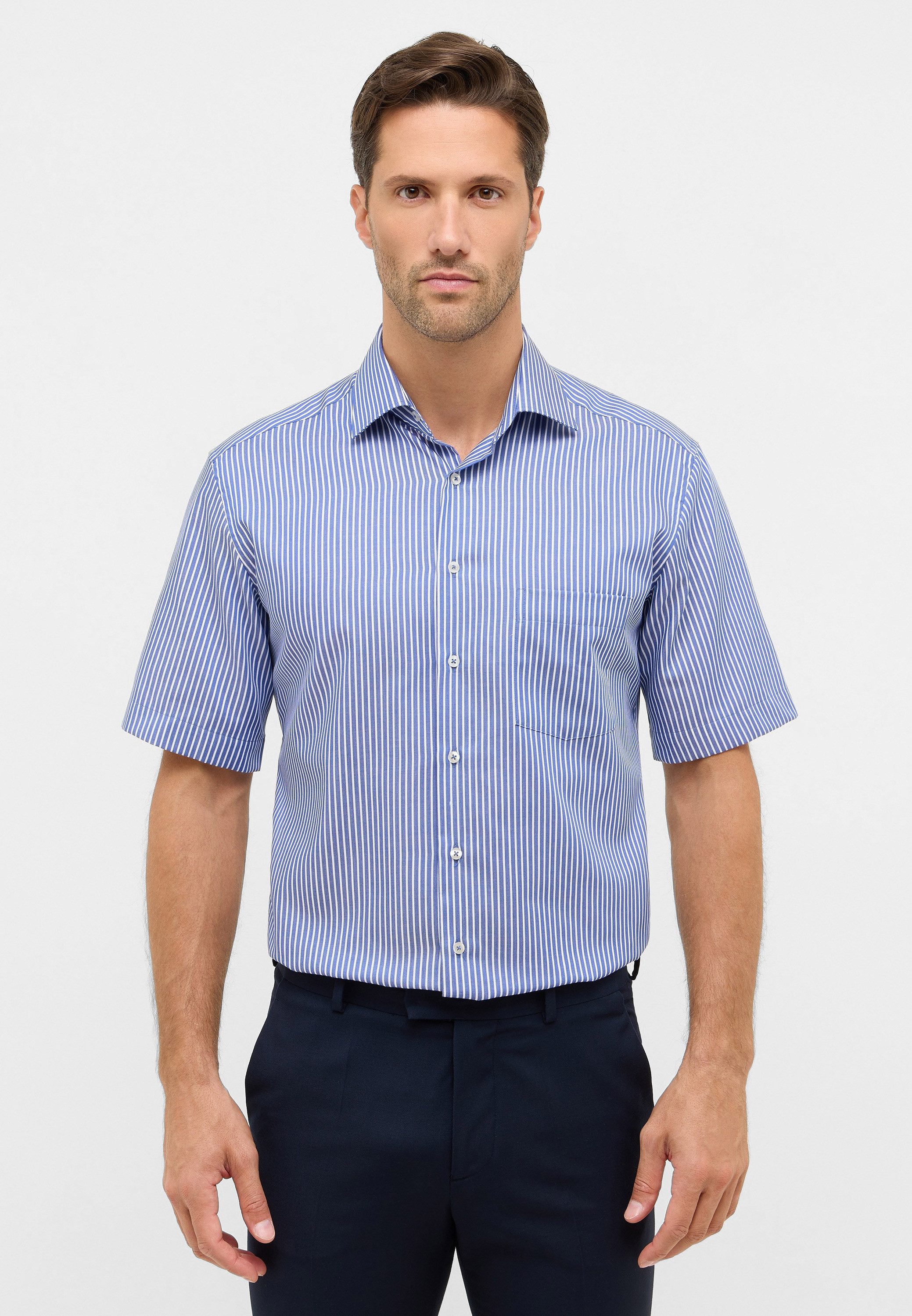 Eterna Kurzarmhemd MODERN FIT NON IRON günstig online kaufen