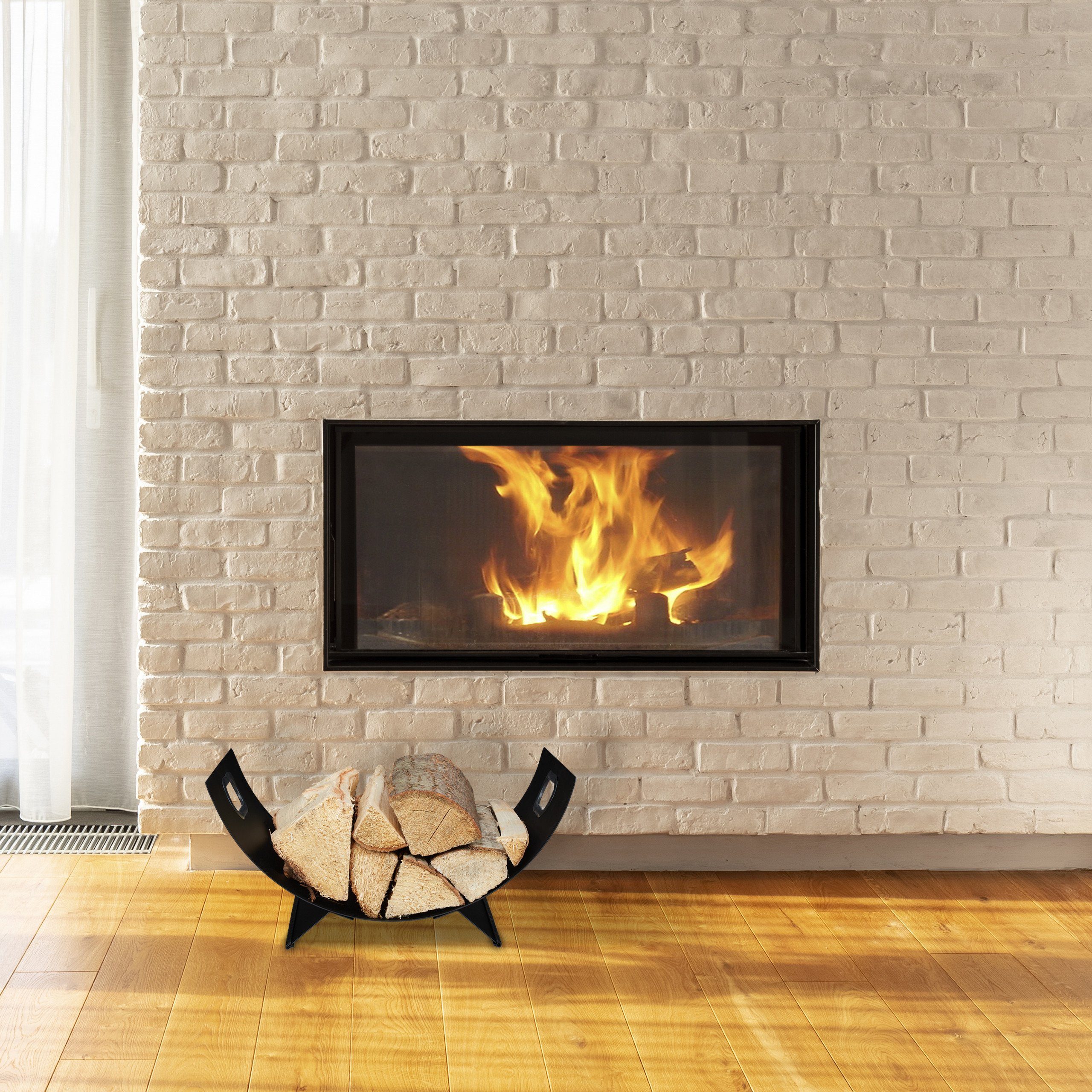 relaxdays Kaminholzkorb Metall günstig online kaufen