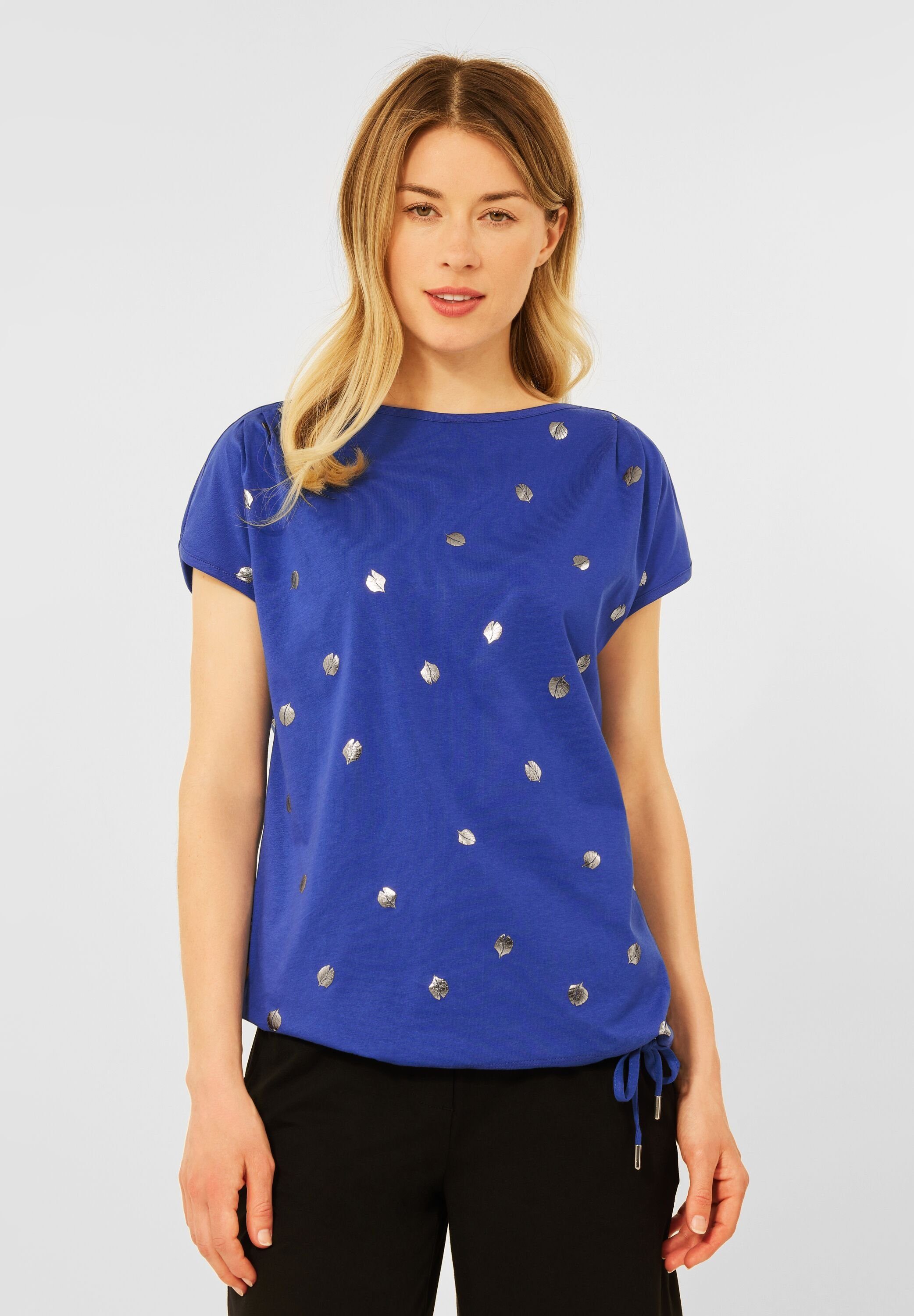 CECIL T-Shirt mit schimmerndem Folienprint