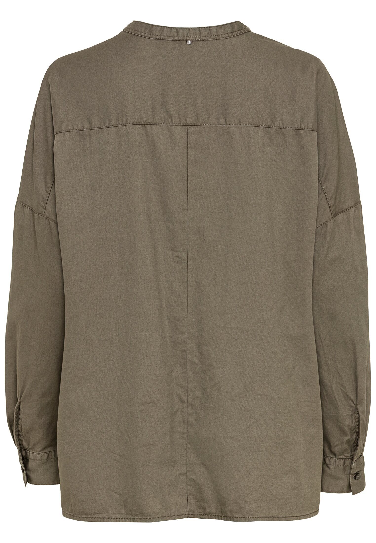 camel active Langarmbluse Langarm Bluse aus Baumwolle günstig online kaufen