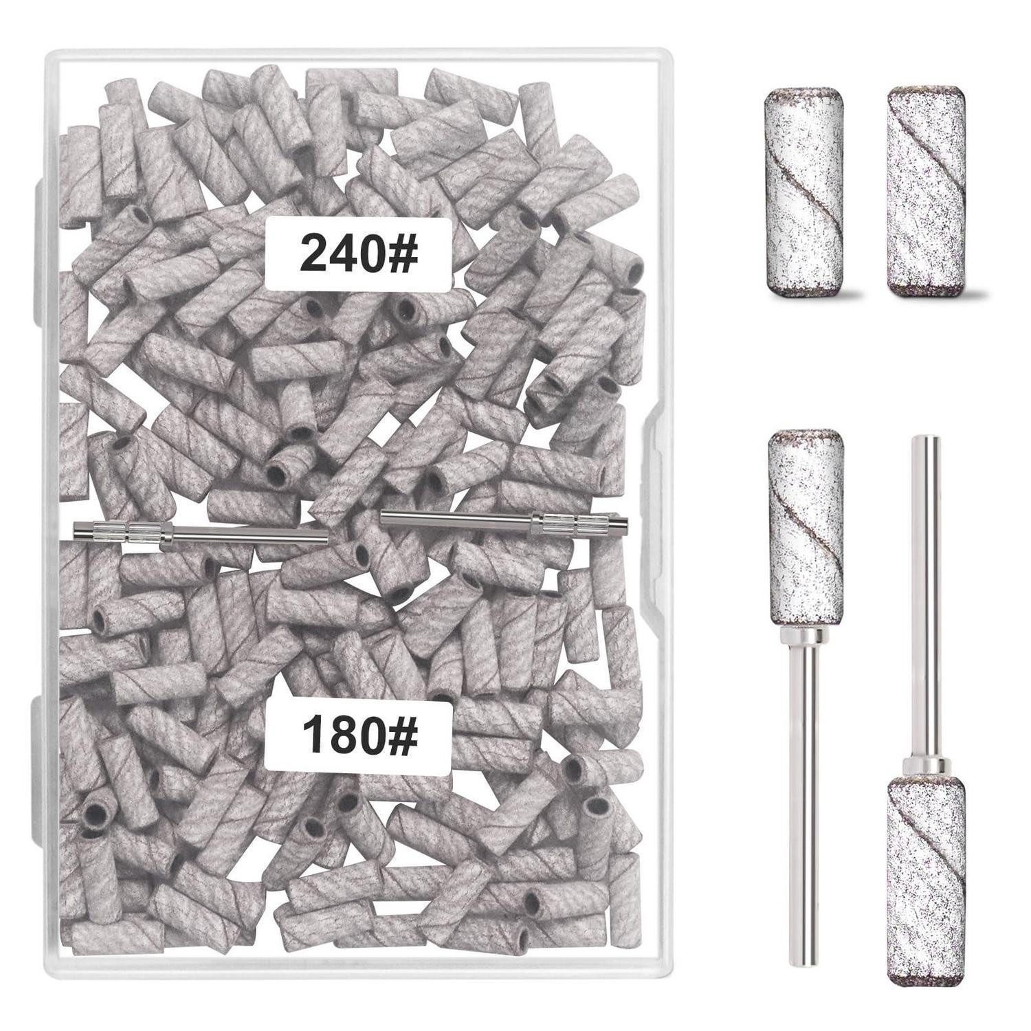 LuxusKollektion Schleifband Schleifbänder Nagelfeile 180/240 Körnung, (300 St)