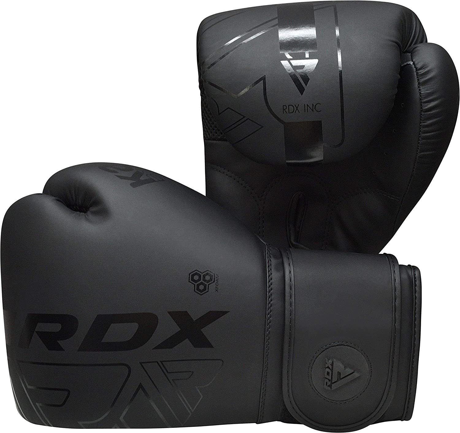 RDX Sports Kinderboxhandschuhe RDX Sparring, für Junior Muay Boxhandschuhe BLACK Thai Kinder-Boxhandschuhe