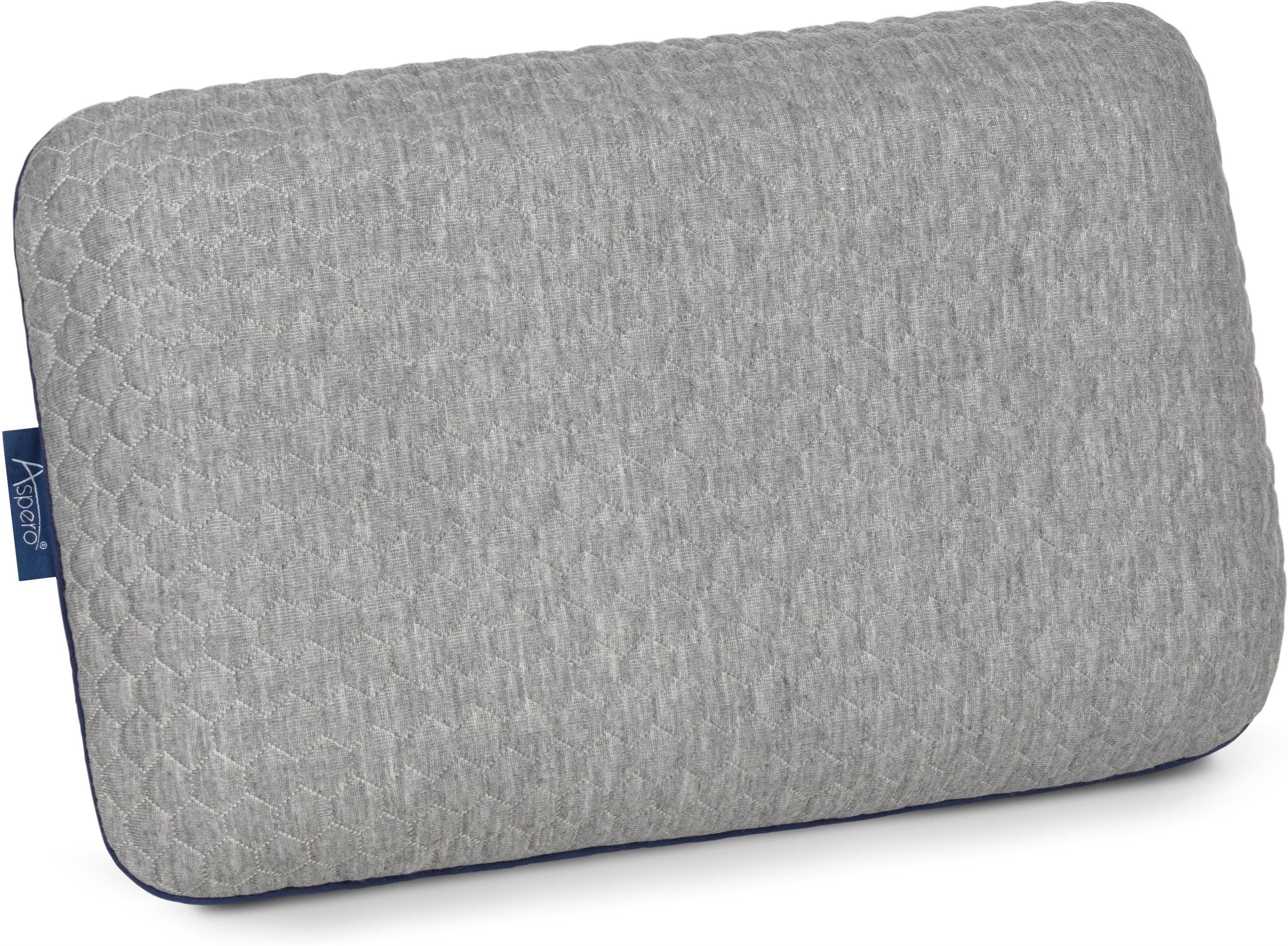 Mivall Deluxe Campingkissen 'Stone' – Superweiches Reisekissen 37x37 Cm (Baumwollflanell & Peach Skin)