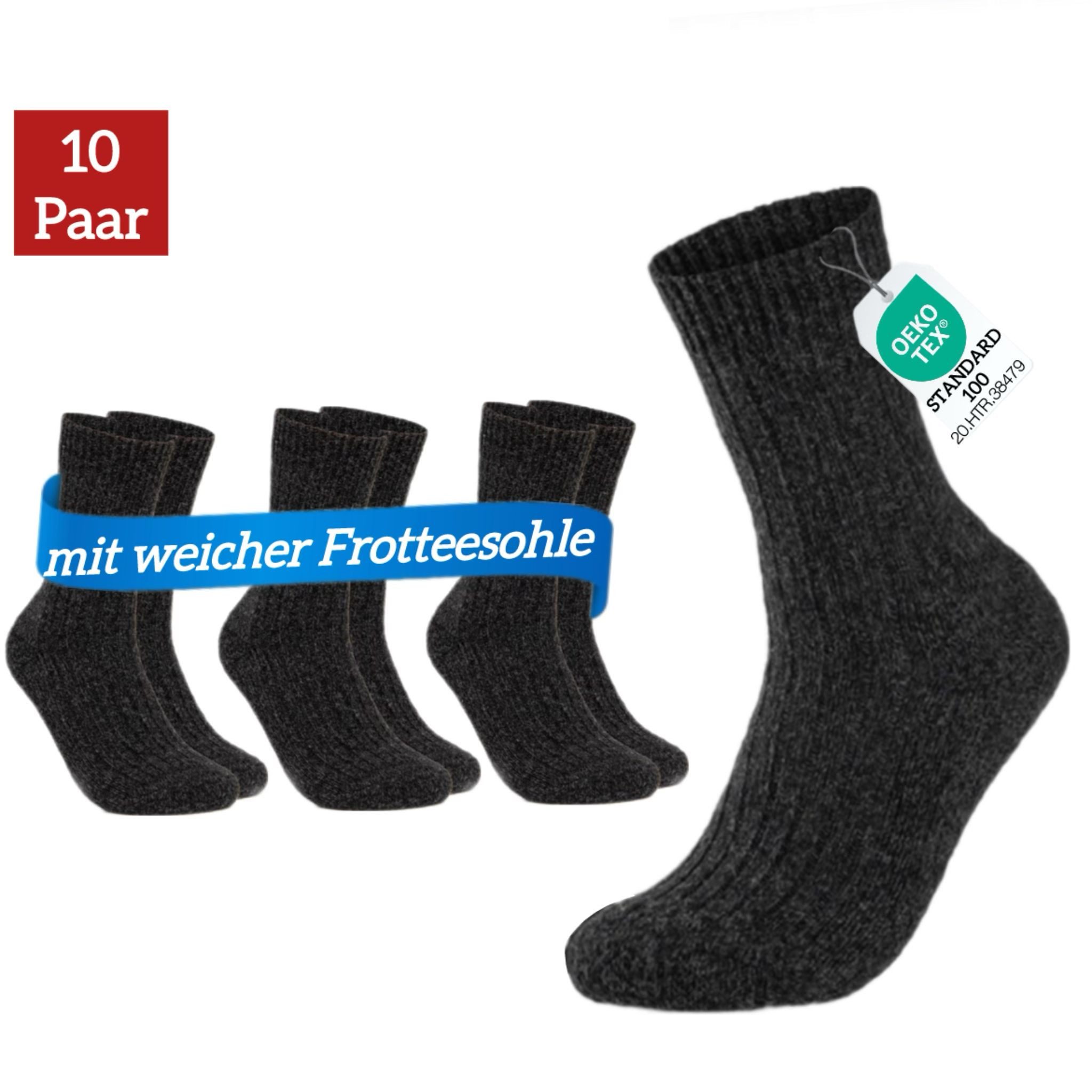 NERS Norwegersocken (10 Paar) aus Wolle, günstig online kaufen