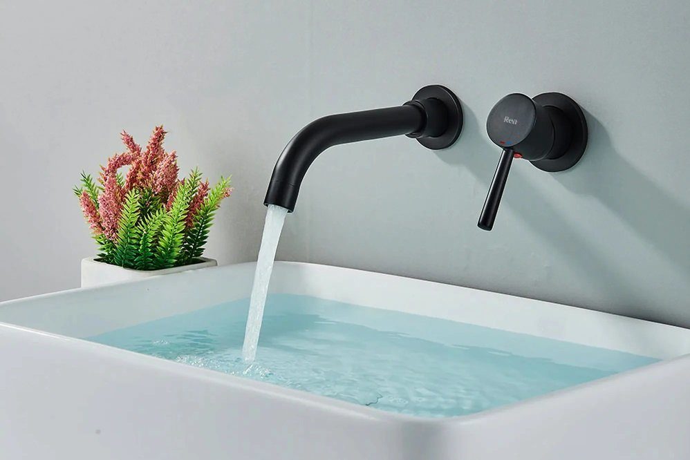 wohnwerk.idee Unterputzarmatur Waschbeckenarmatur Wasserhahn Gold Matt günstig online kaufen