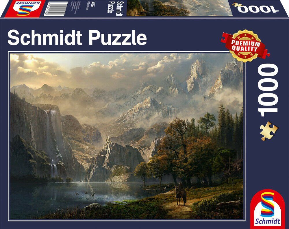 Wolf-Puzzle 1000 Teile Für Erwachsene – Holz-Puzzle Mit Wasserfall-Motiv, Ideal Für Konzentration & Entspannung