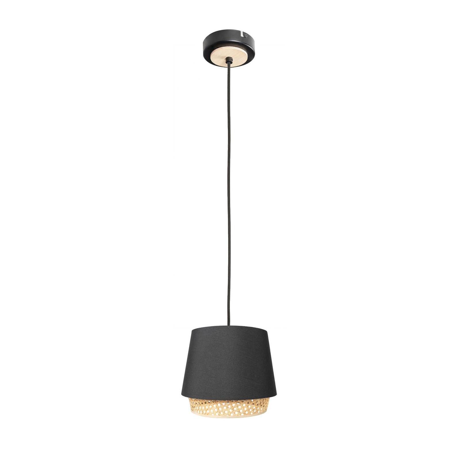 Lindby Hängeleuchte Ananya, Metall, Schwarz IP20, 1 x 15 W LED
