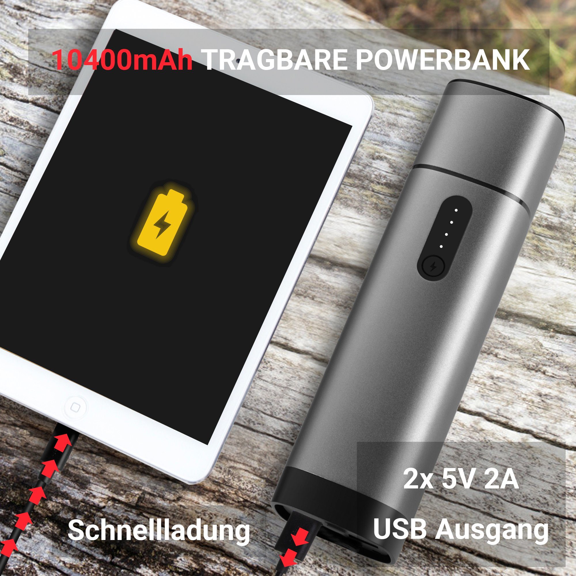 TIMIGO K1 Jump Starter Power Bank, 12V-500A (38.4Wh) Jump Starter Device