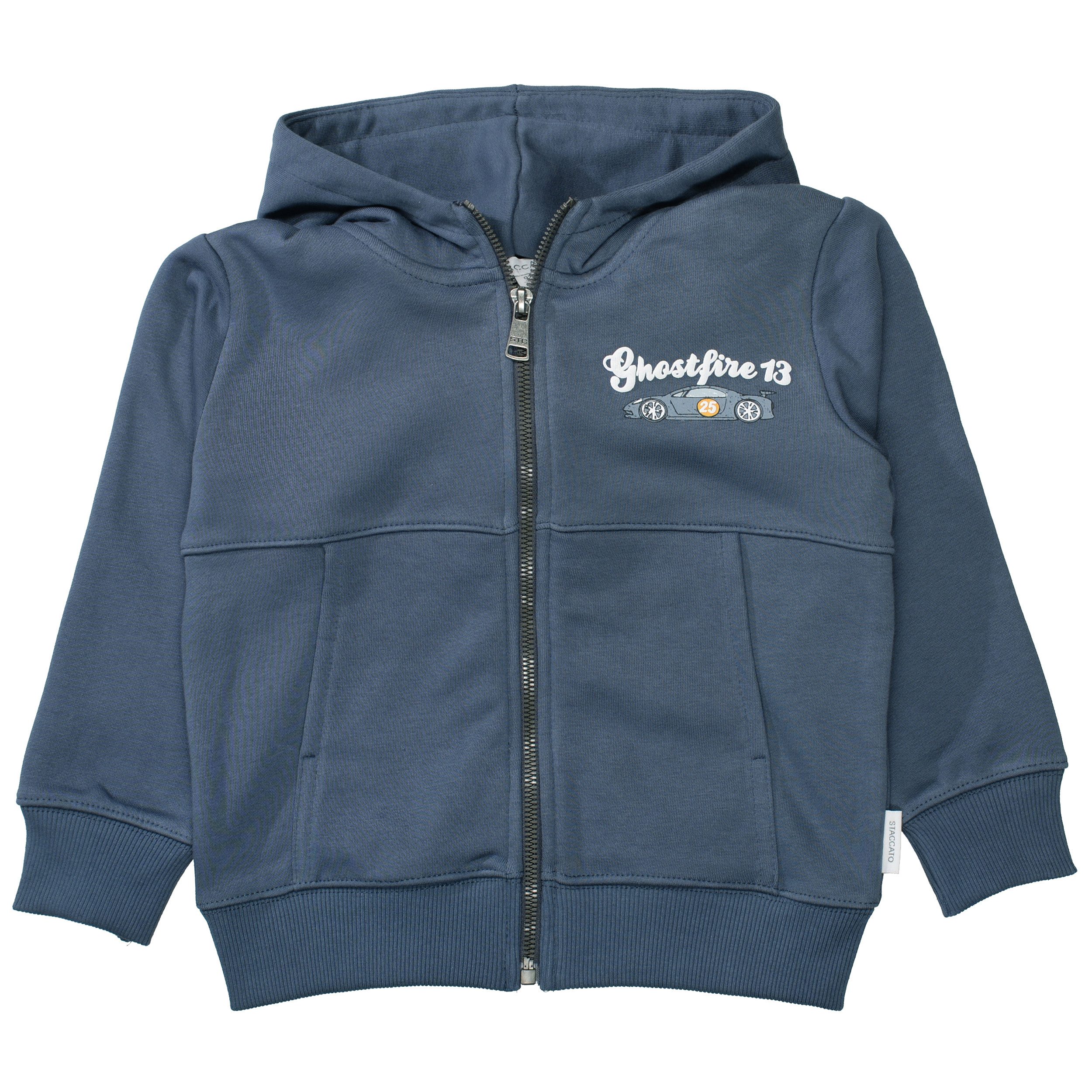 STACCATO Sweatjacke Kn.-Kap.-Sweatjacke