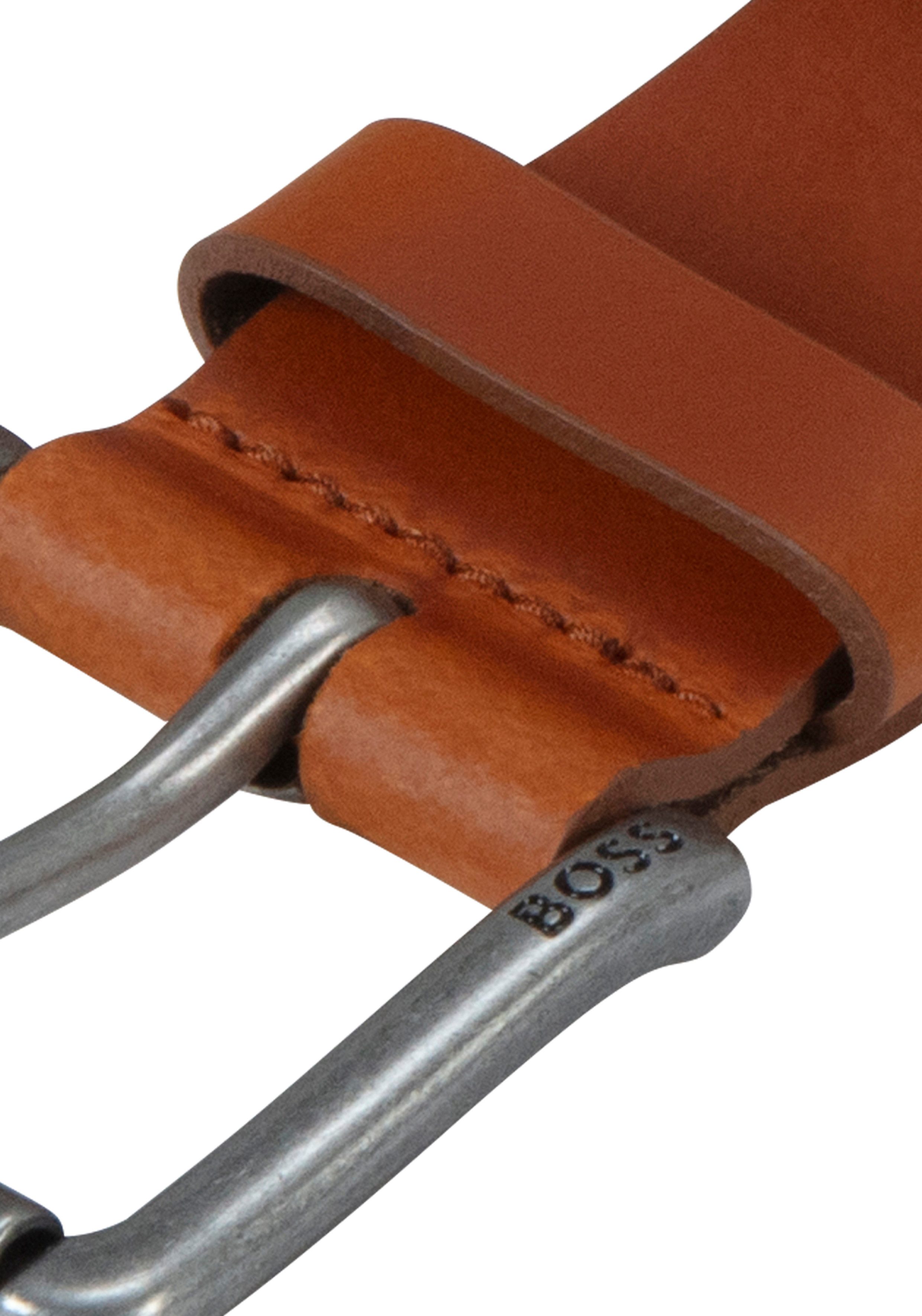 BOSS Ledergürtel Joris Sz40 mit Logo auf der Dornschließe günstig online kaufen