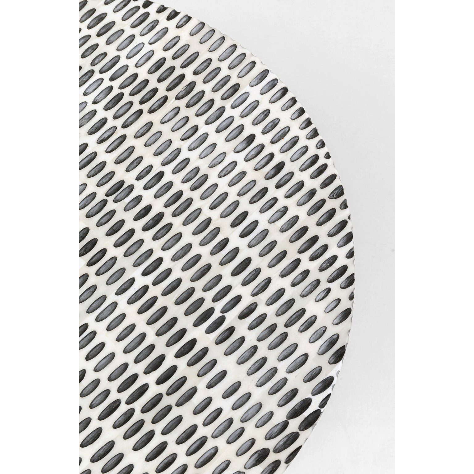 Kare Design Beistelltisch Piano, Intarsien-Muster