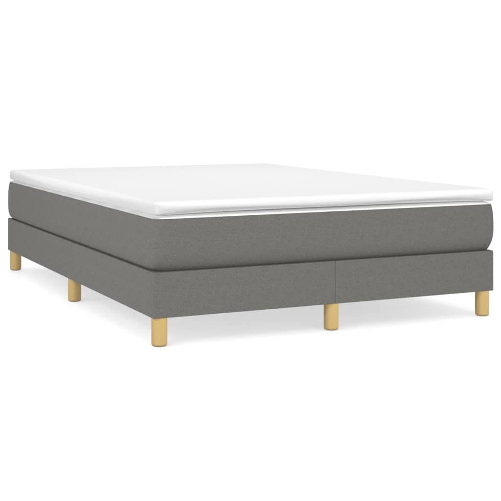 furnicato Bett Bettgestell ohne Matratze Dunkelgrau günstig online kaufen