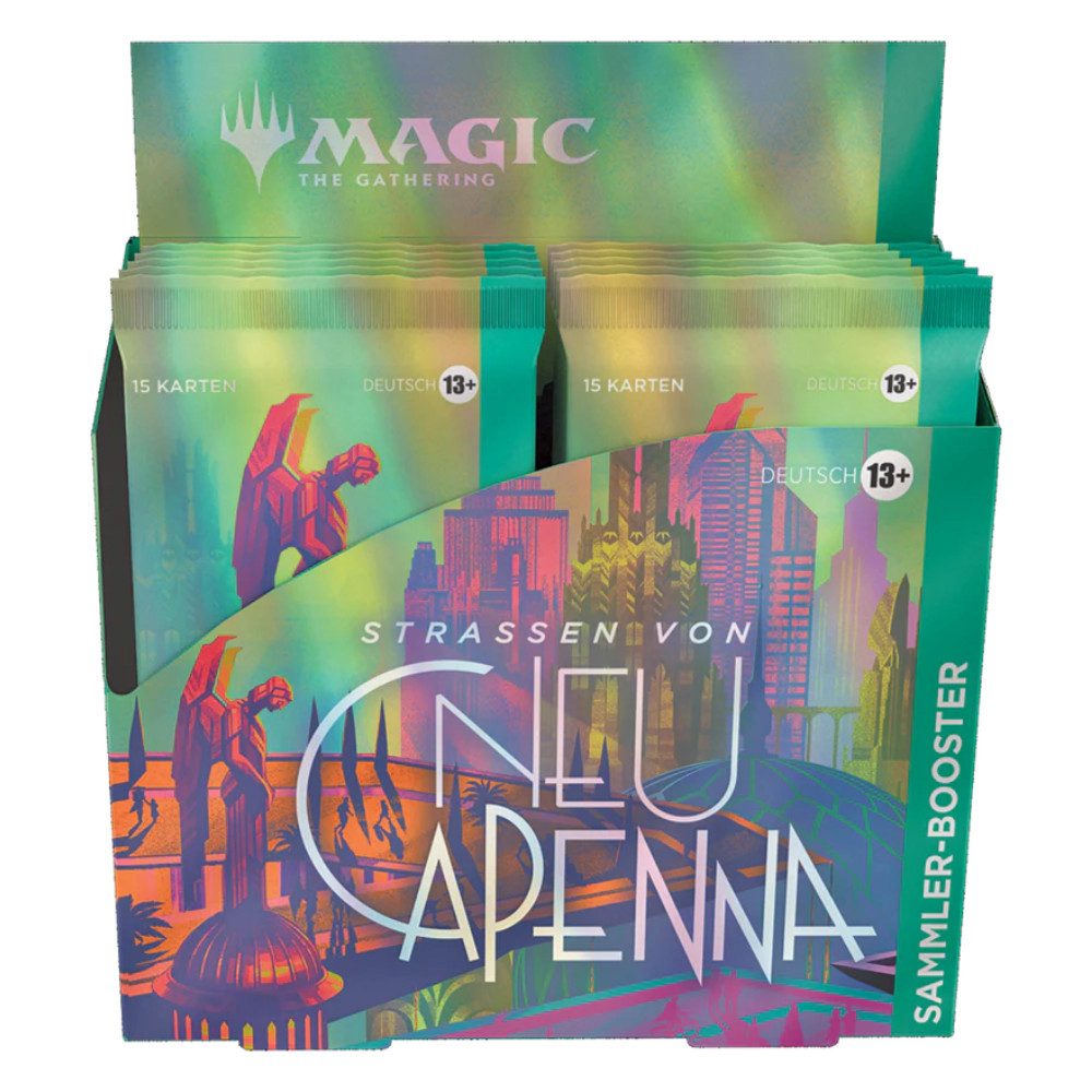 Wizards of the Coast Sammelkarte Straßen von Neu-Capenna - Sammler-Booster Display (12 Booster) - deuts