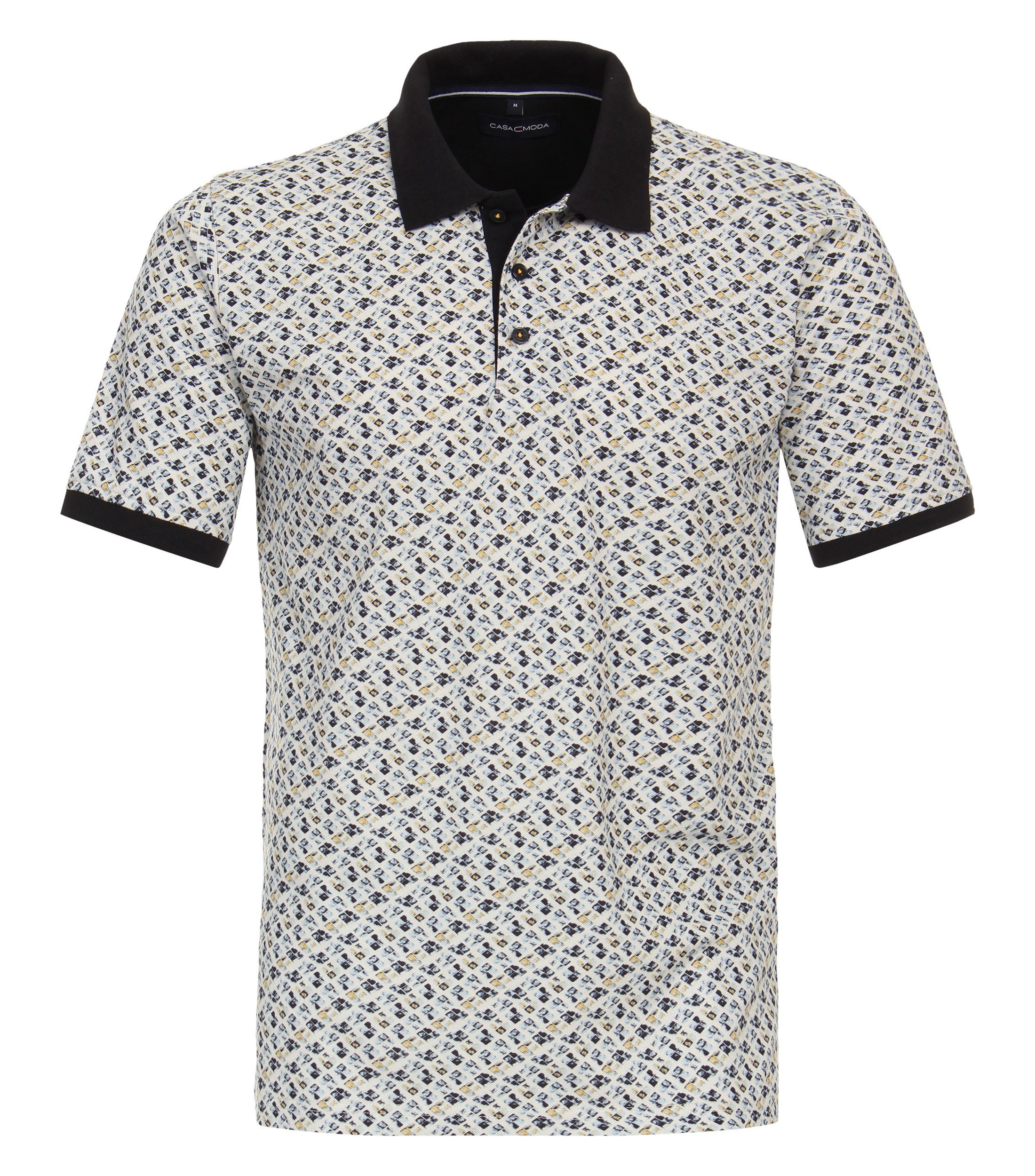 CASAMODA Poloshirt CASAMODA Polo-Shirt gemustert günstig online kaufen