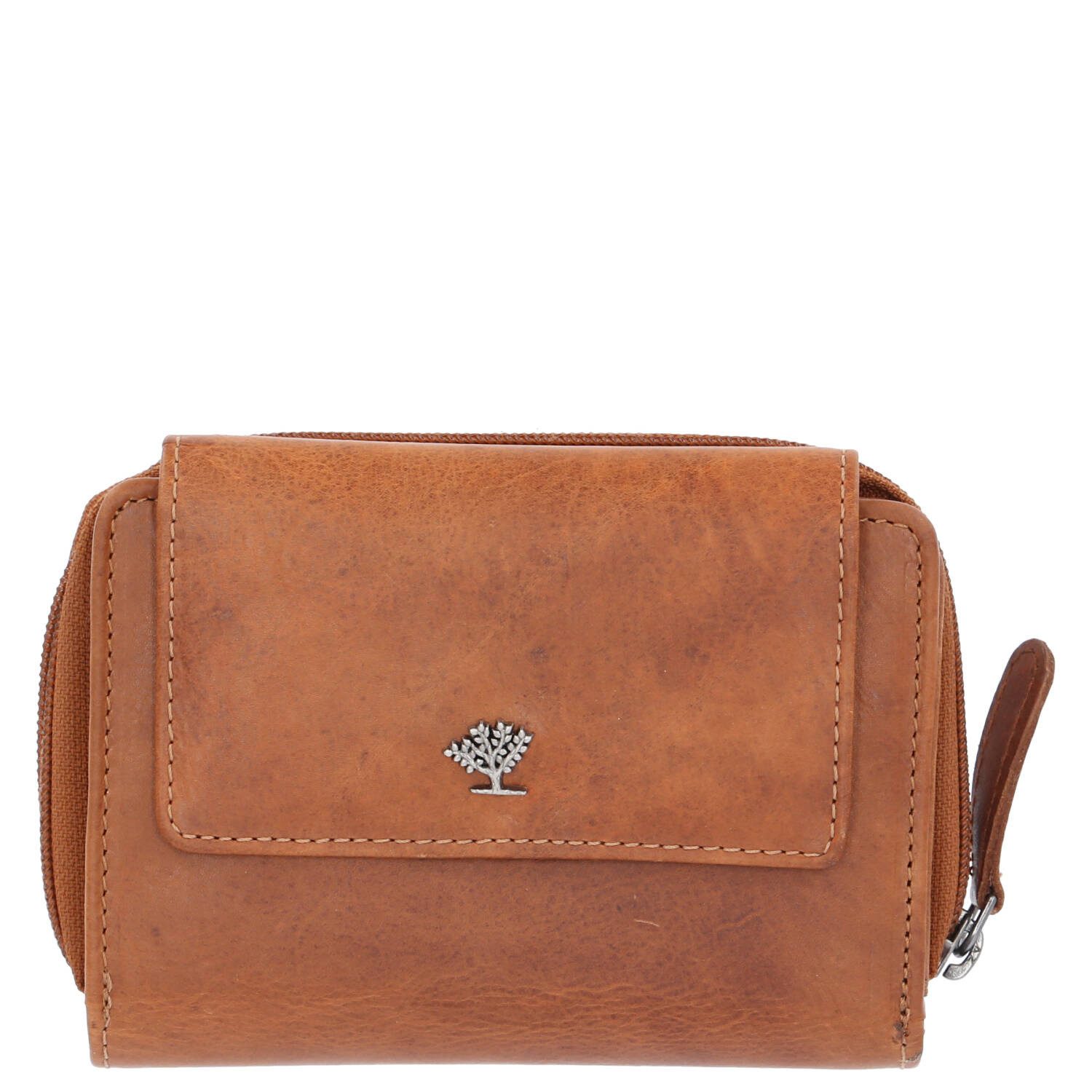 Geldbörse The Skandinavian Brand Lady Zip Wallet Hunter - Cognac