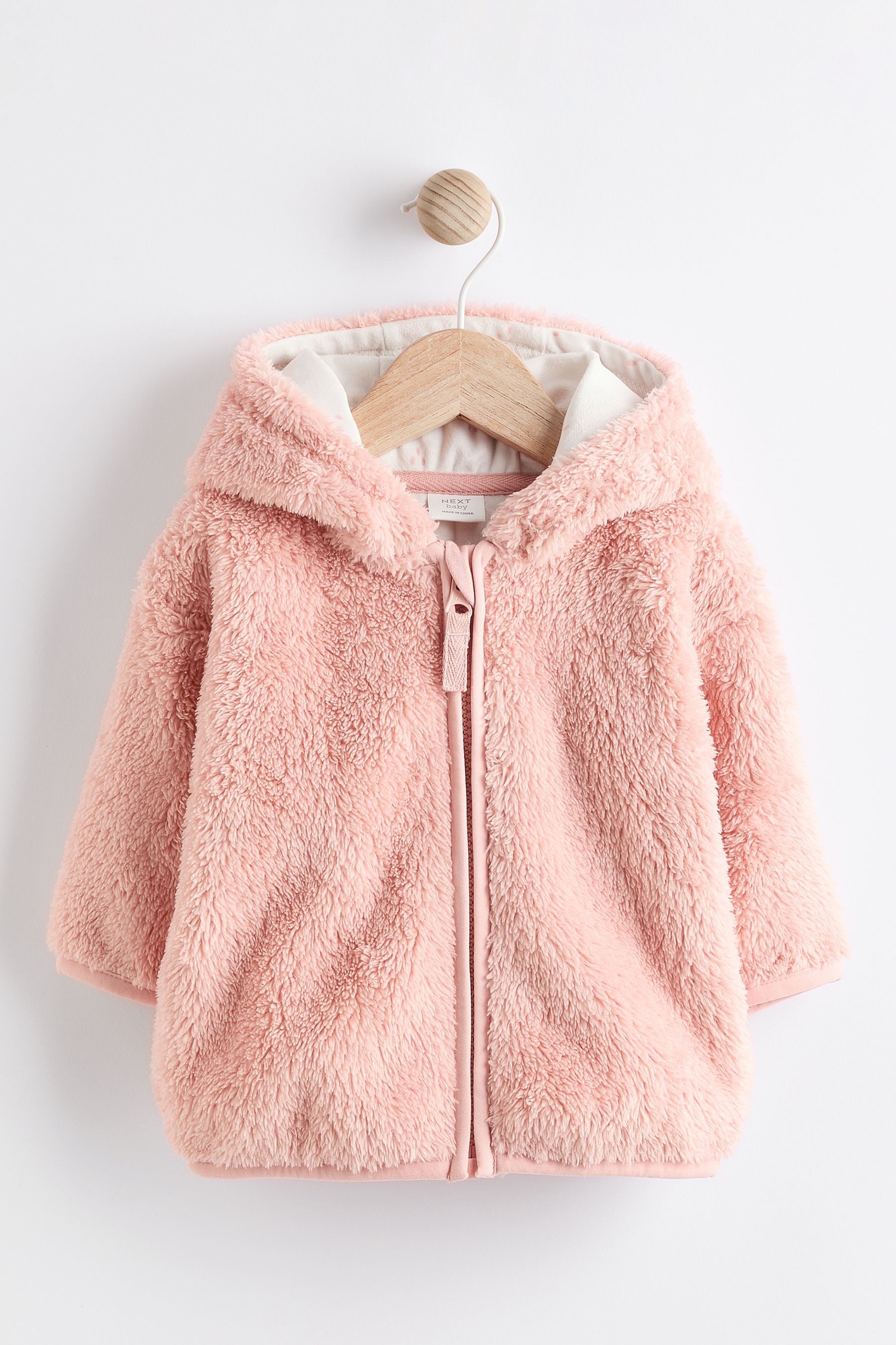 Next Fleecejacke Kuschelige Baby Jacke aus Fleece (1-St)