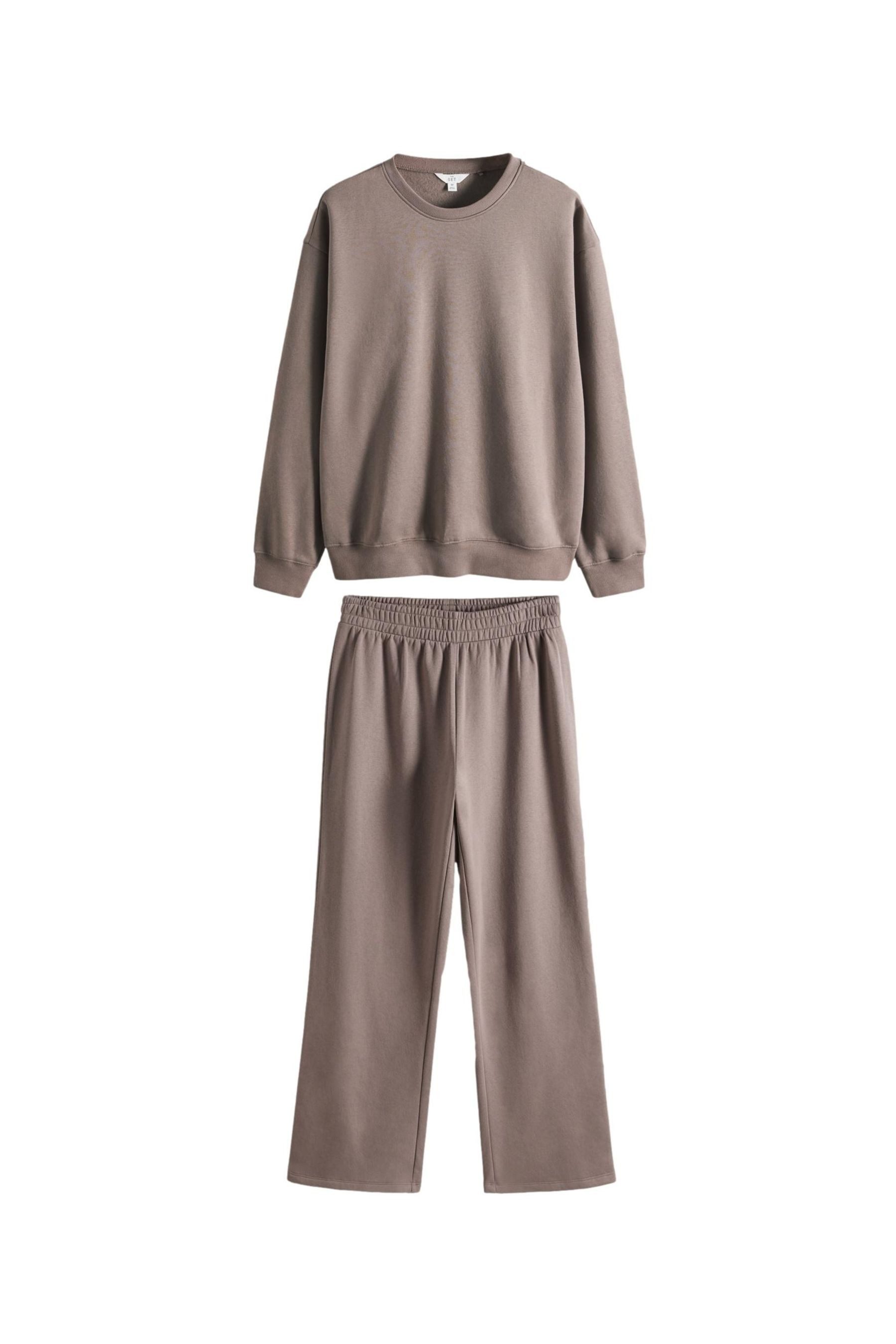 The Set Sweatanzug The Set Sweatshirt und Jogginghose, 2-teilig (2-tlg)