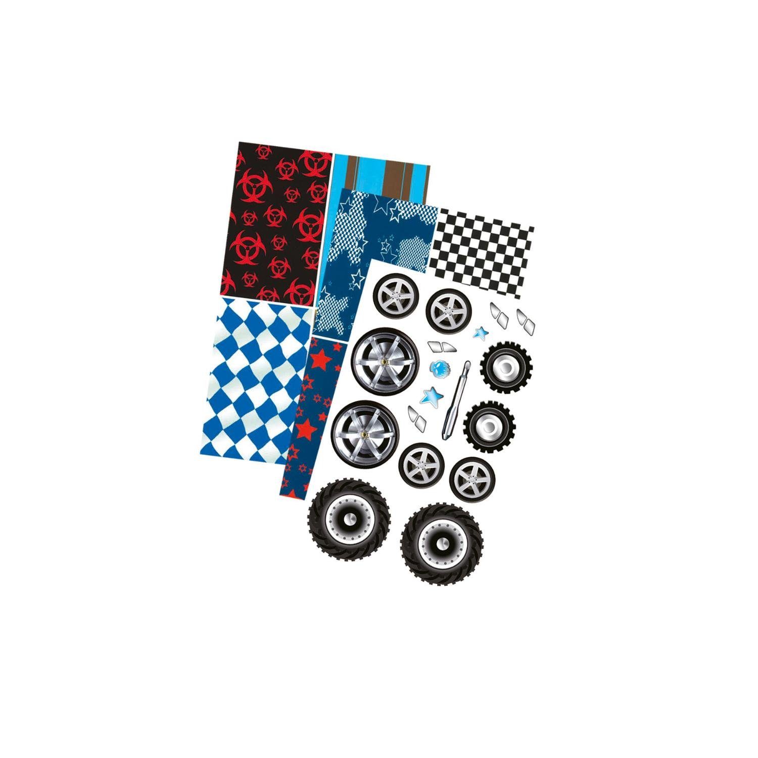 Folia Malschablone FOLIA Schablonenbuch Monster Trucks