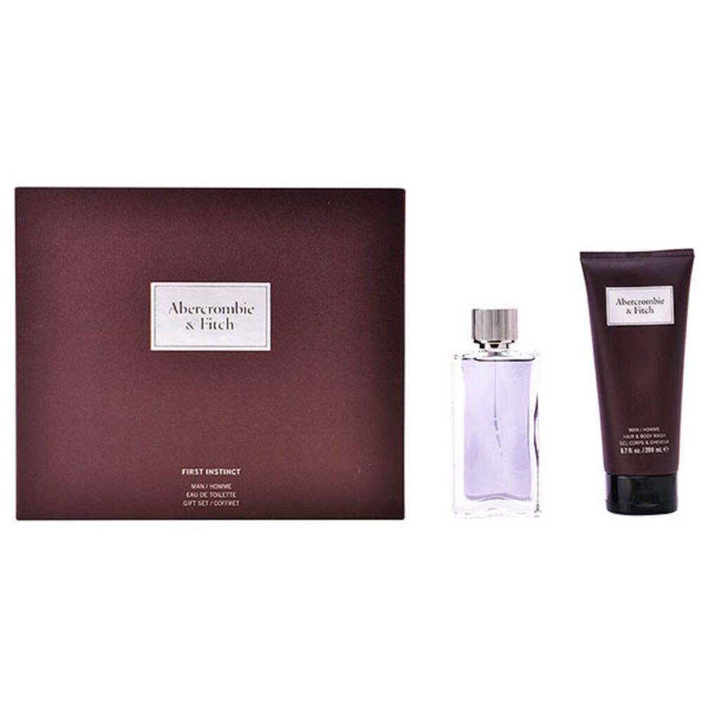Abercrombie & Fitch Duschgel First Instinct Geschenkset 100ml EDT + 200ml Body Wash