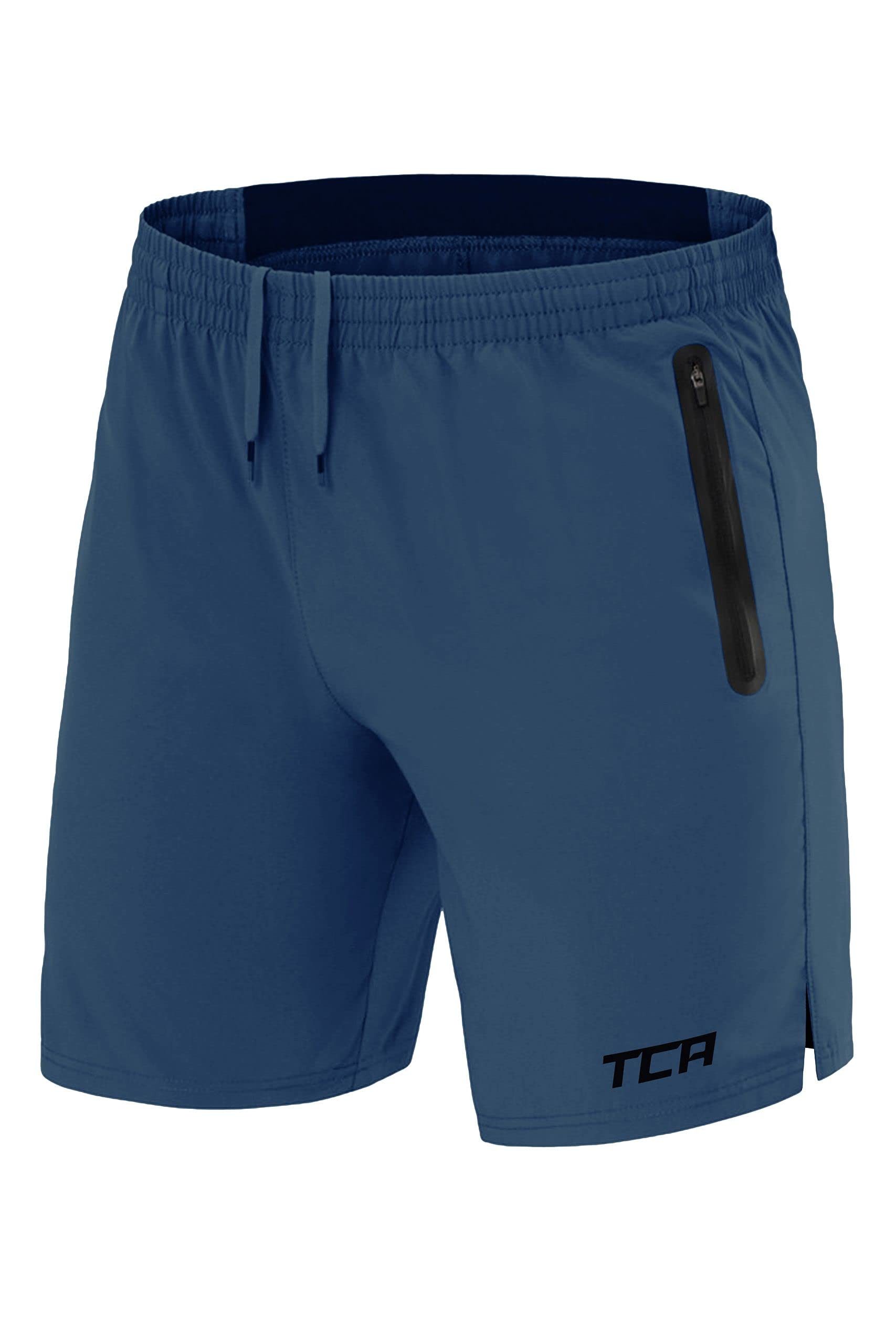 TCA Trainingsshorts TCA Herren Elite Tech Laufhose, Hellblau, 8-10 Jahre (1-tlg)