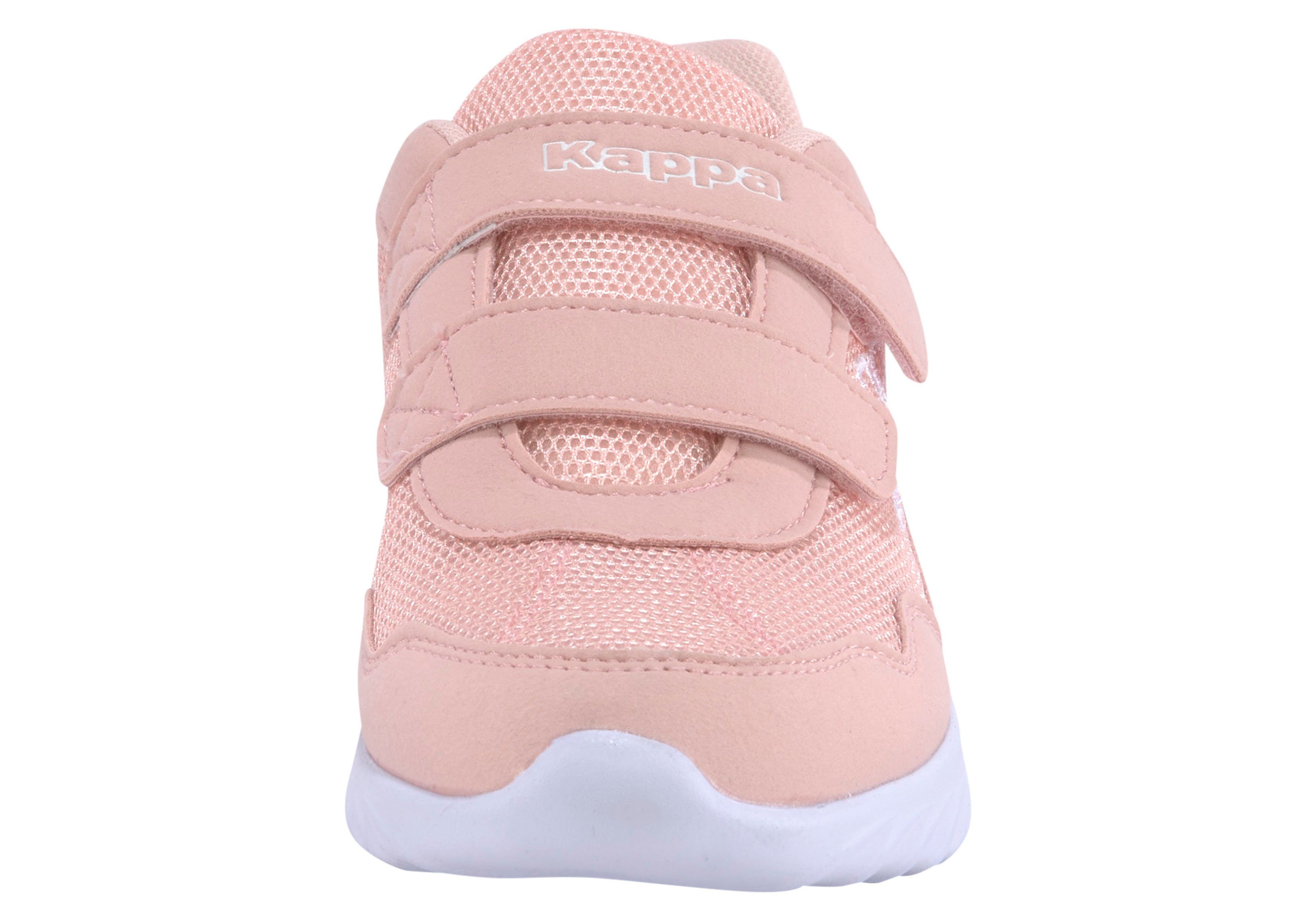 Kappa Sneaker mit Kinder für Klettverschluss rosa
