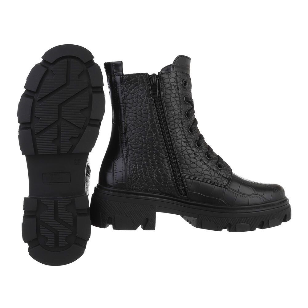 Ital-Design Damen Schnürschuhe Biker Westernstiefelette (71547393) günstig online kaufen