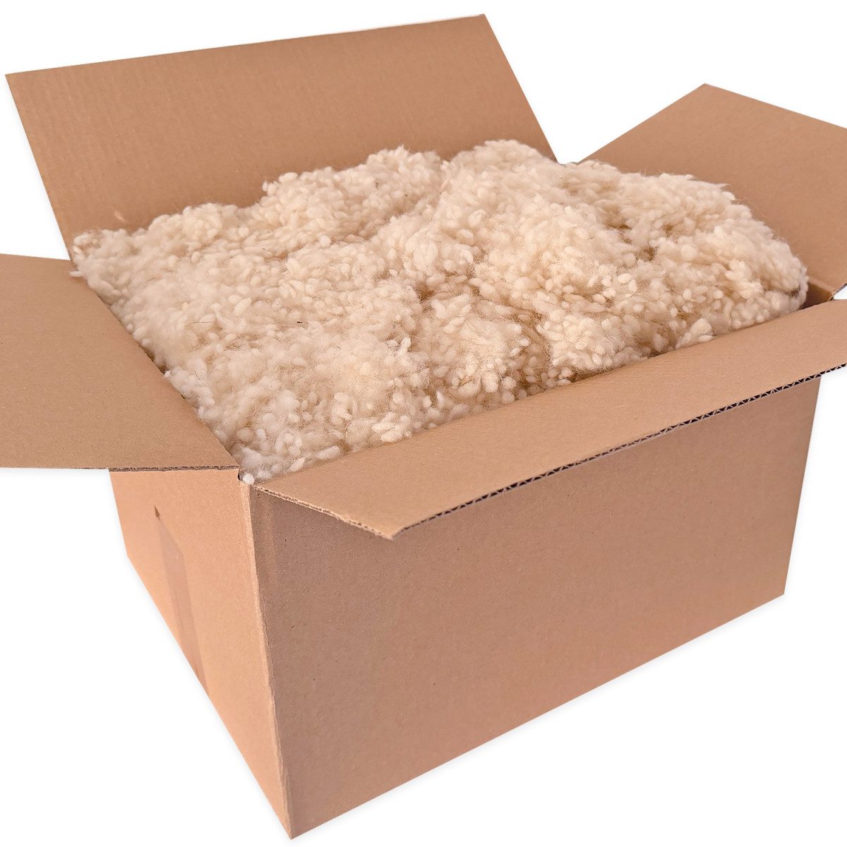 Heubergshop Kissenfüllung, 1000 Gramm Schafwollkügelchen kbT Kissenfüllung Schafschurwolle