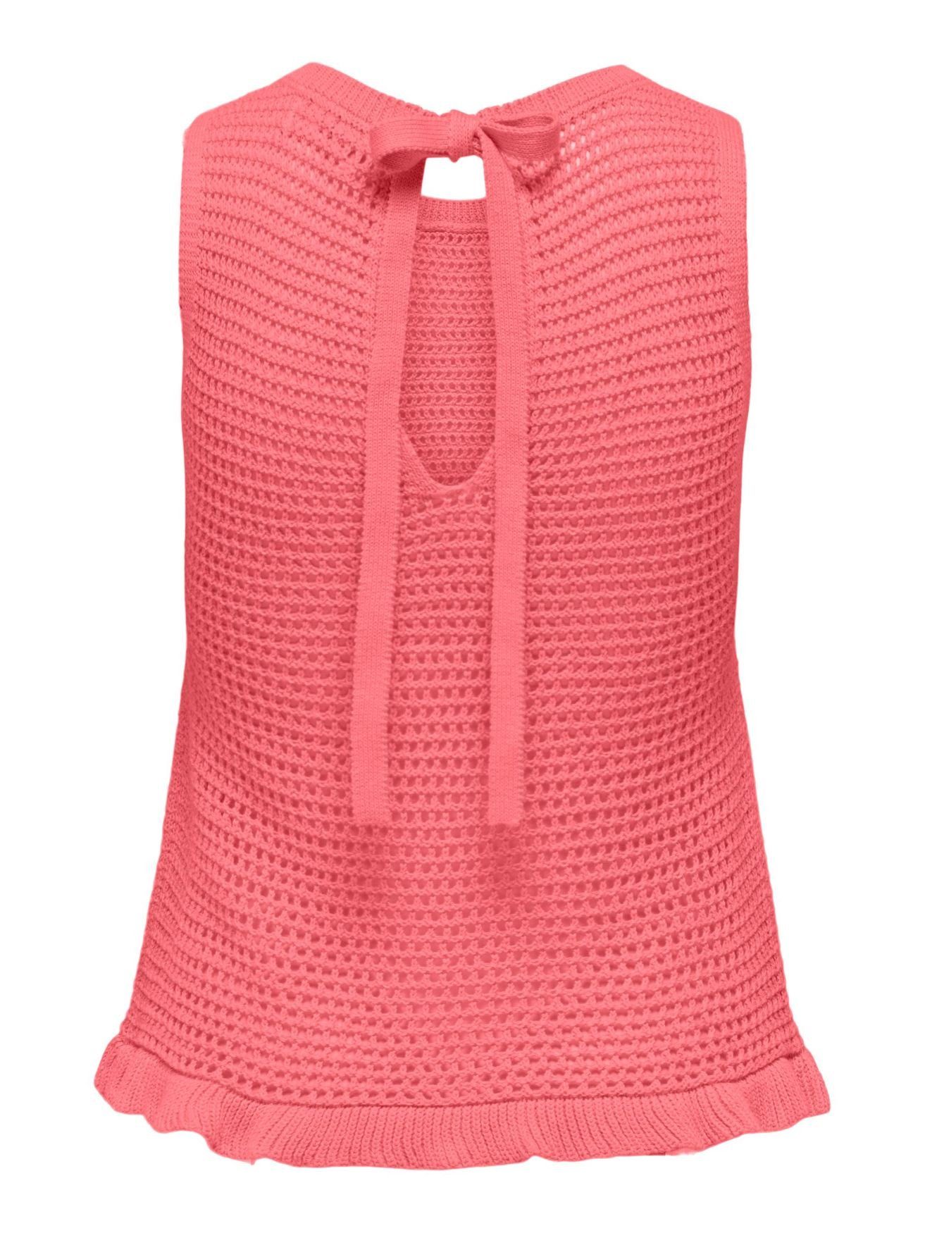 JACQUELINE de YONG Shirttop JDYTIKKA S/L STRUCTURE FRILL TOP KNT günstig online kaufen