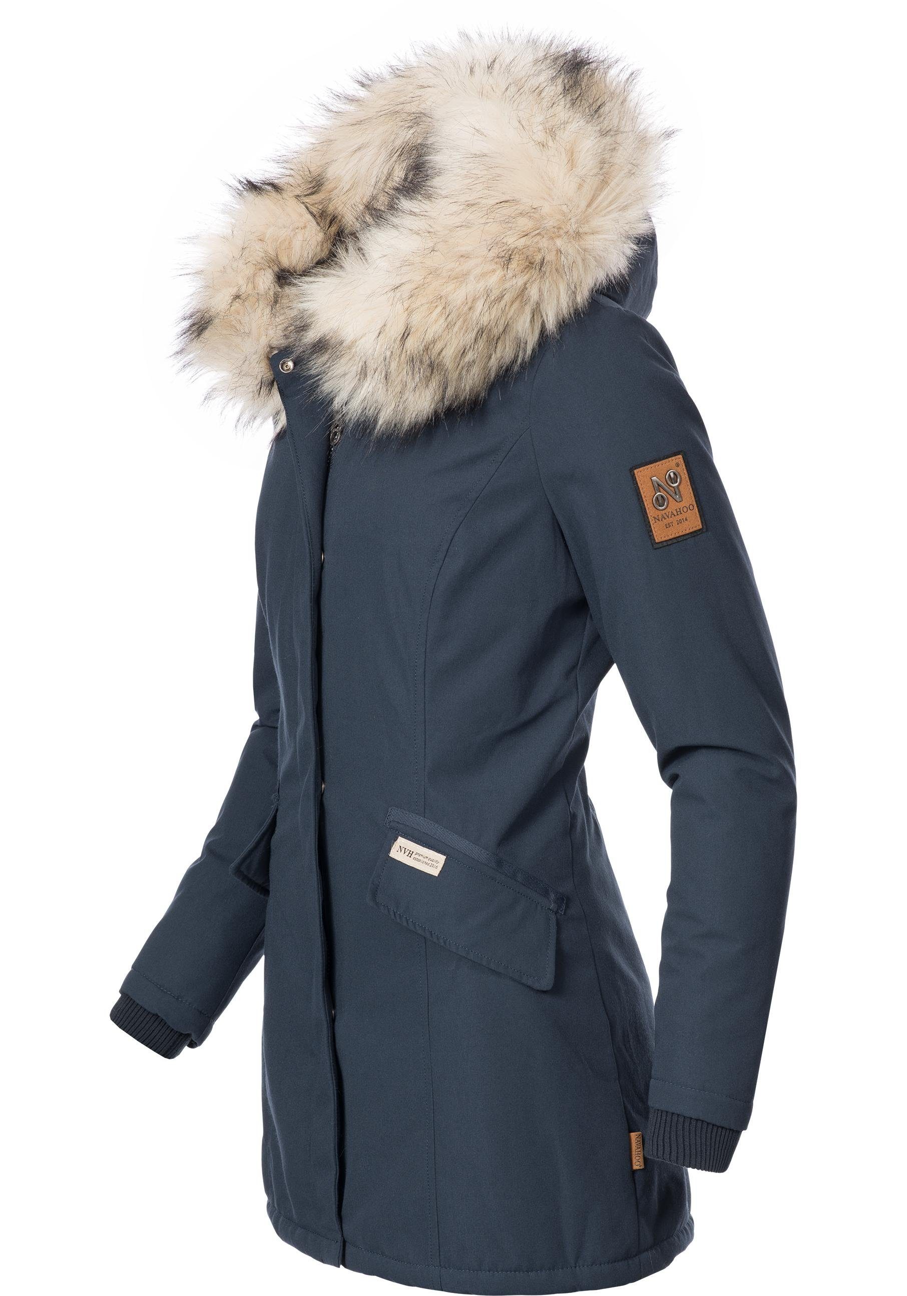 Navahoo Wintermantel Cristal stylischer Damen Winterparka günstig online kaufen