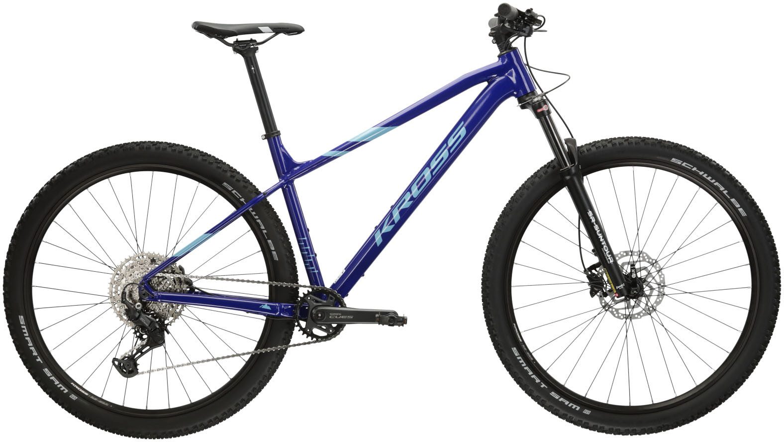 Kross Mountainbike KROSS MTB Hardtail Level 5.0 29" blau 11 Gänge, 11 Gang Shimano CUES U6000 Schaltwerk, Kettenschaltung